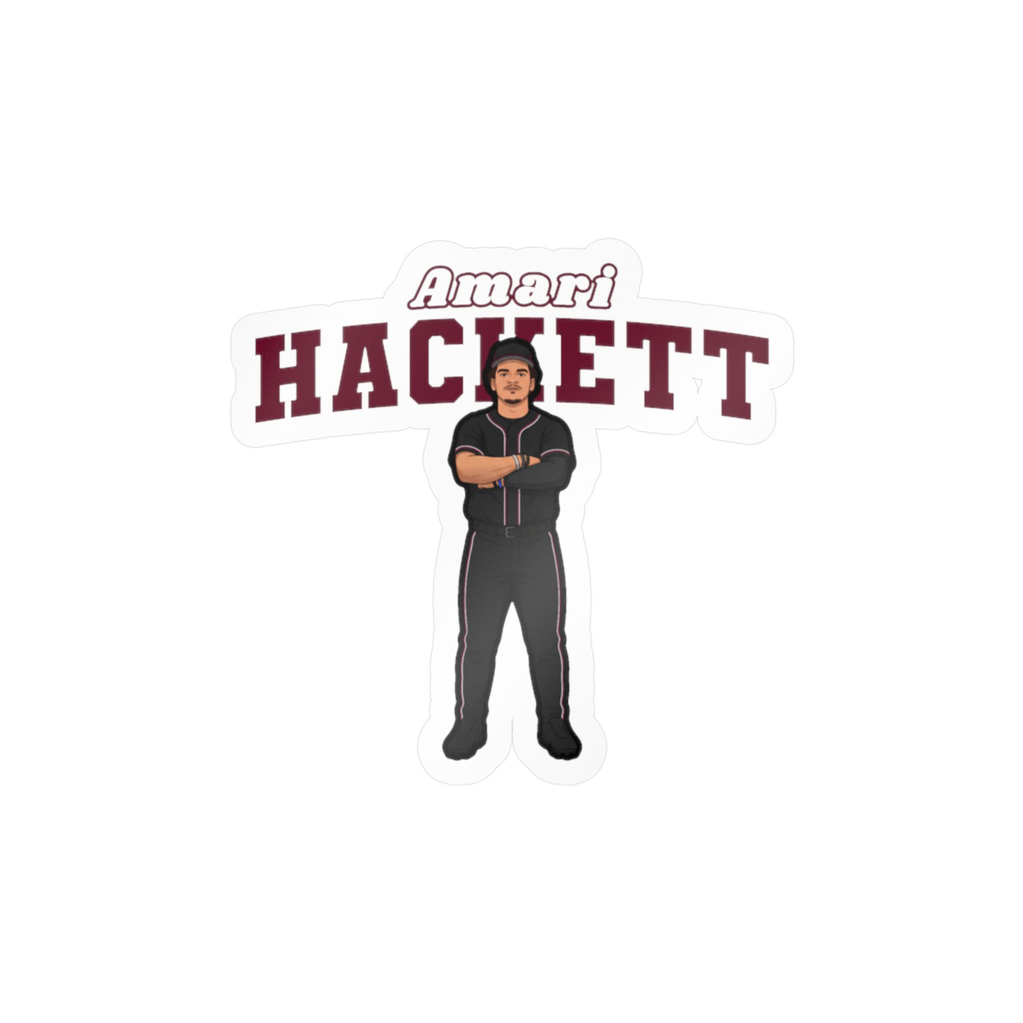 Vinyl Sticker — character_name_arch in Classic