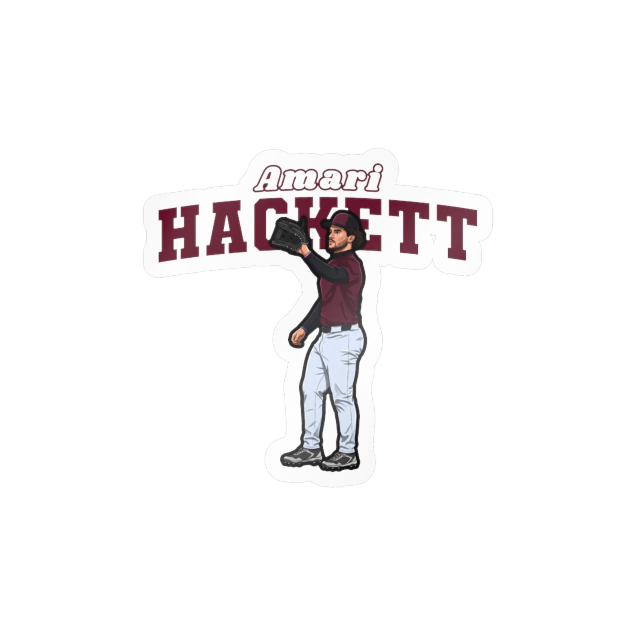 Vinyl Sticker — character_name_arch in Classic