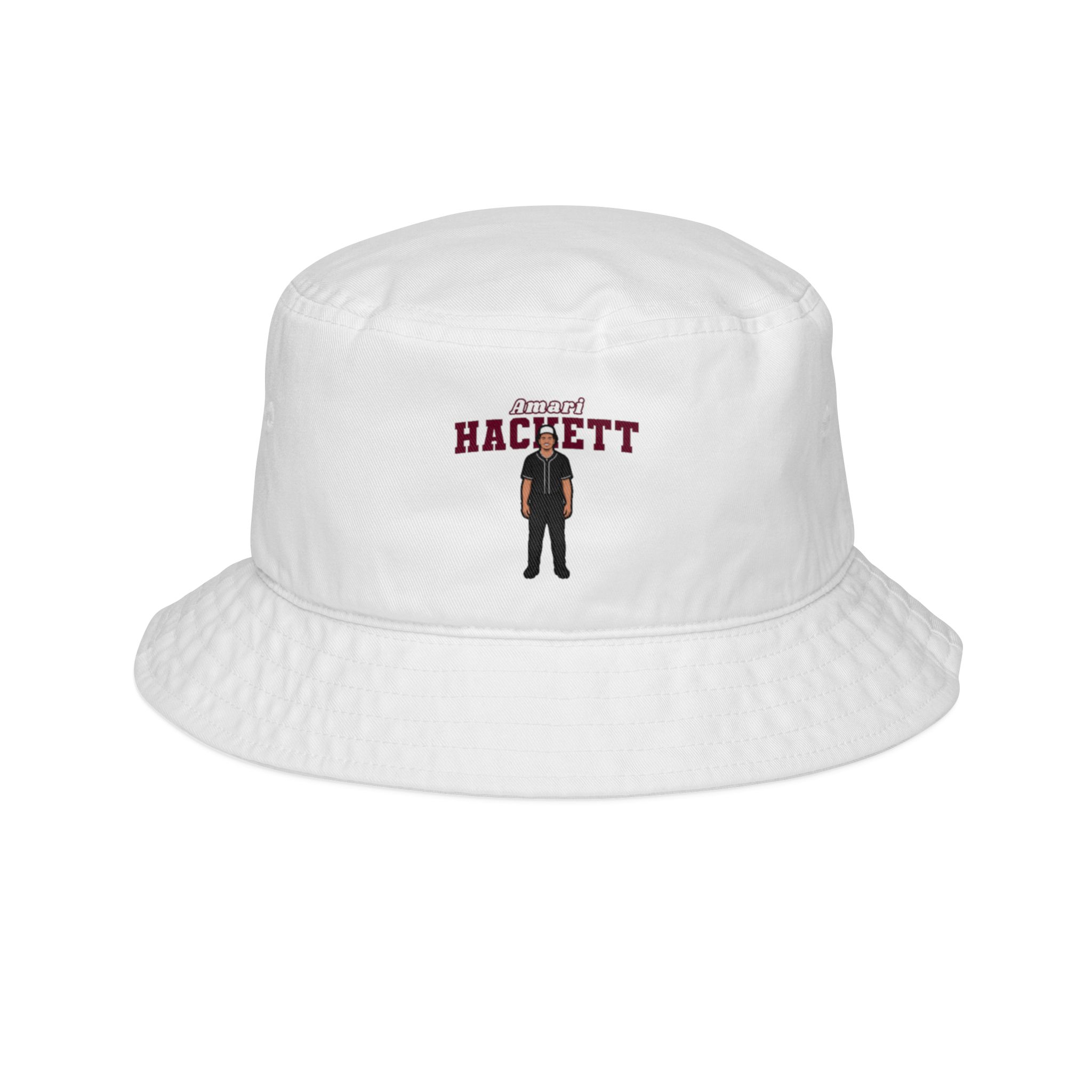 Bucket Hat — character_name_arch in White