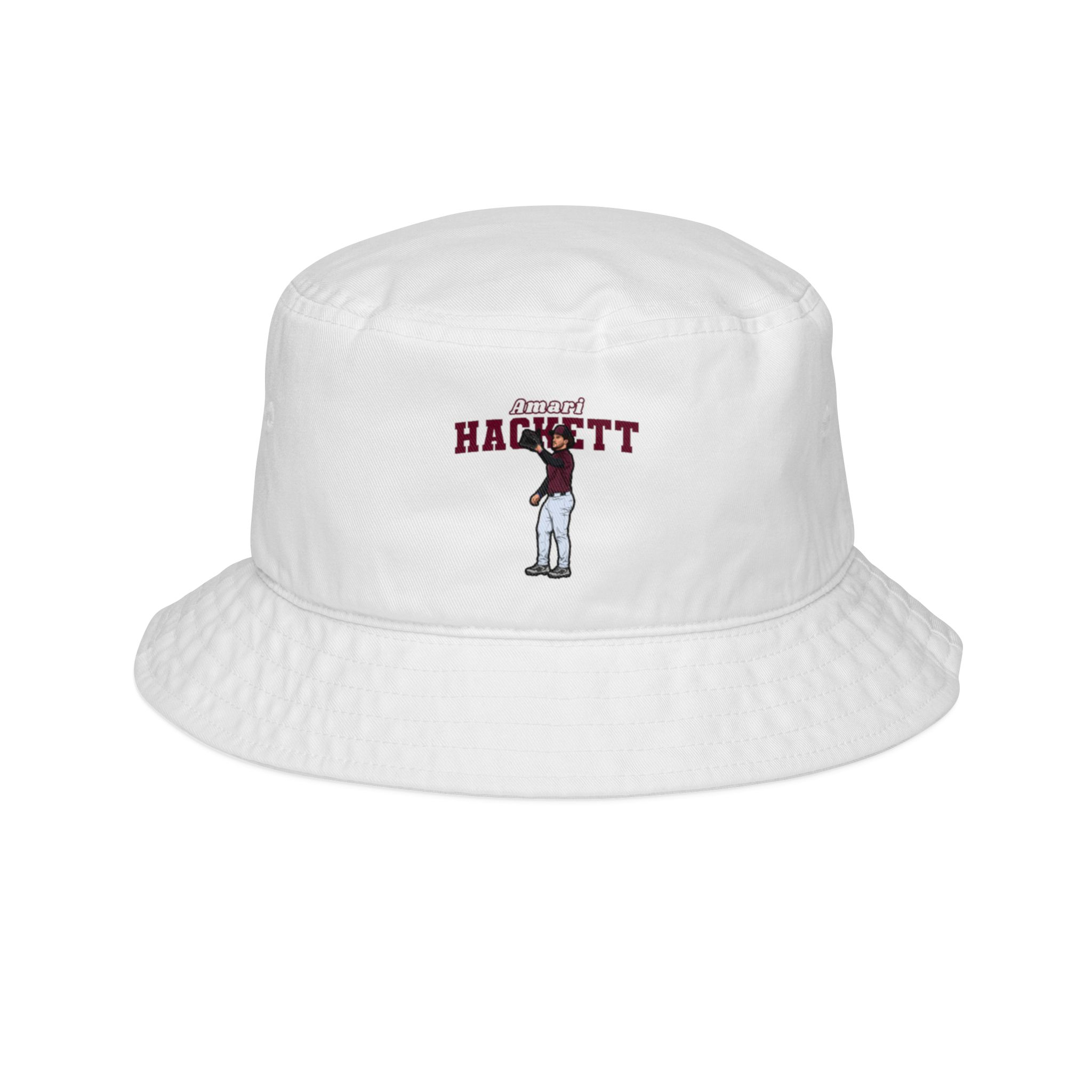 Bucket Hat — character_name_arch in White