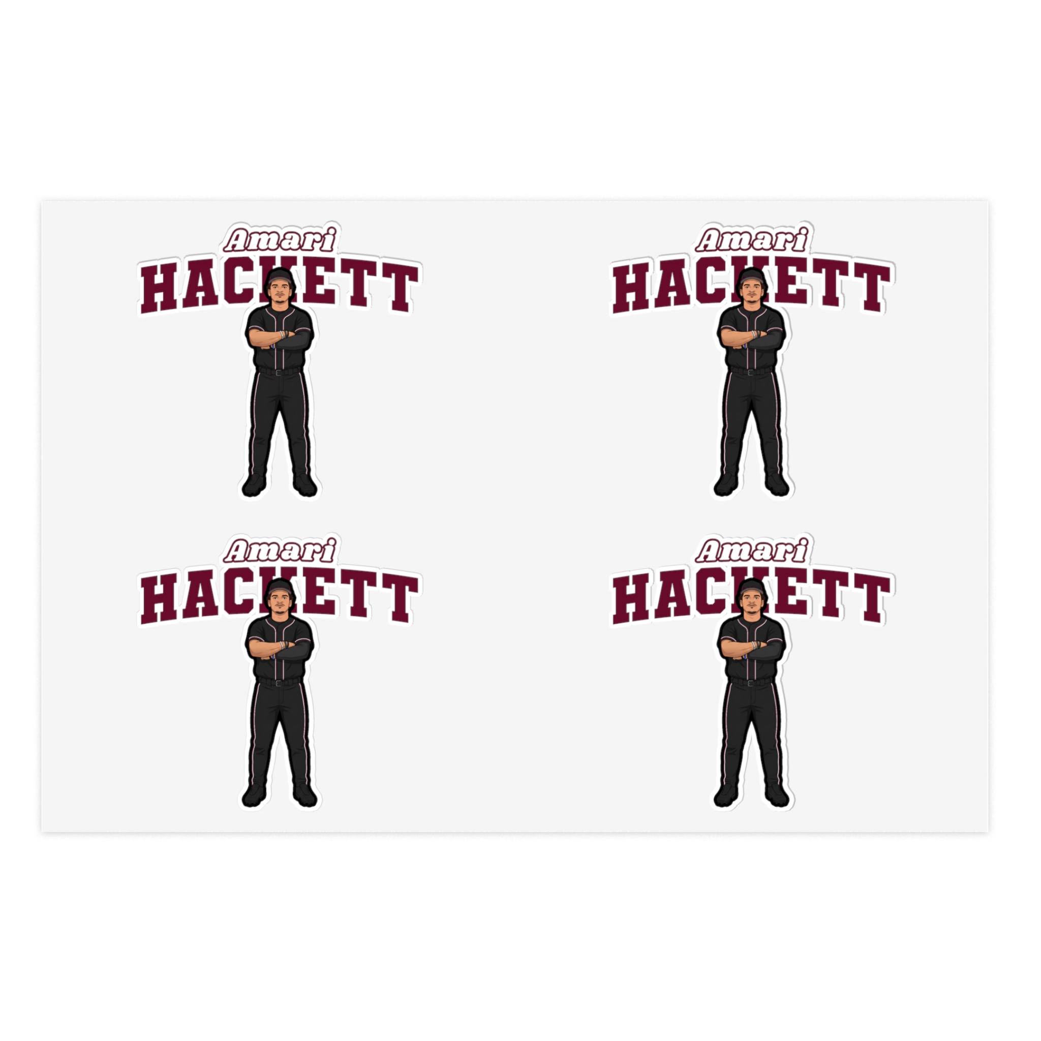 Sticker Sheet — character_name_arch in Classic