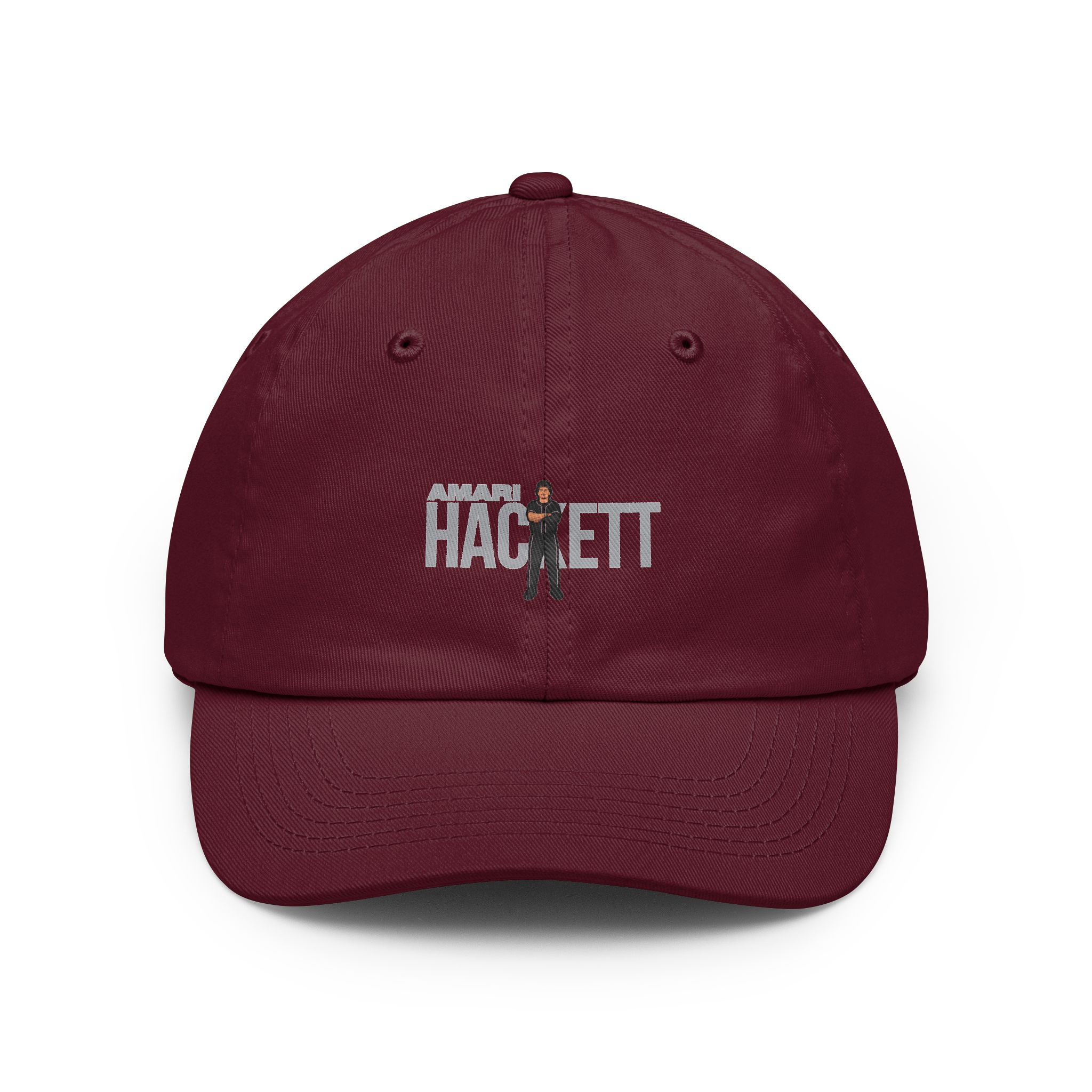 Classic Cap — character_player_name in Maroon