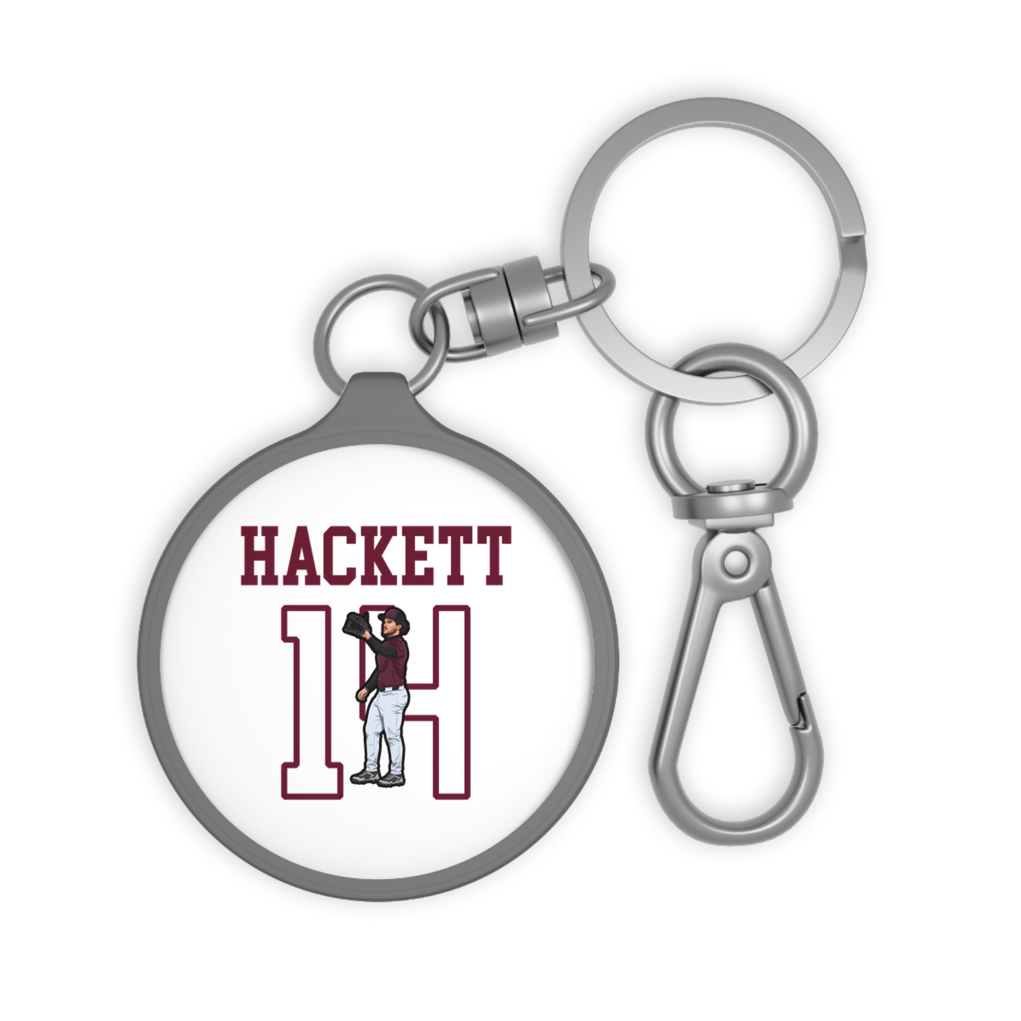 Keychain — character_shirsey in Grey