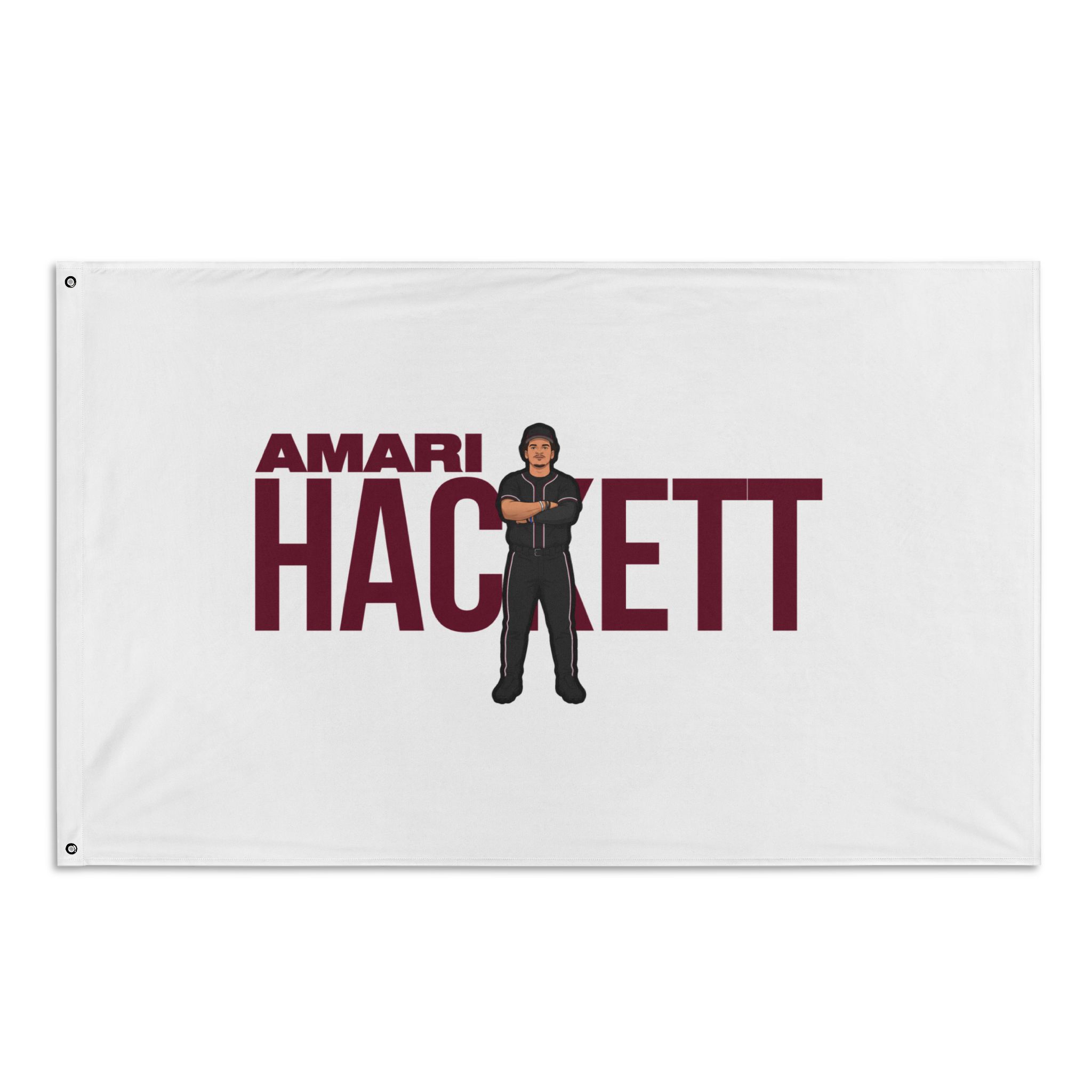 Flag (35 × 56 in) — character_player_name in Classic