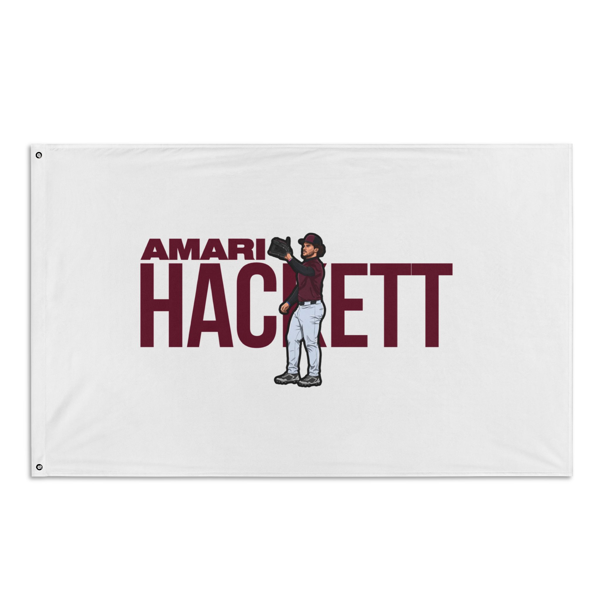 Flag (35 × 56 in) — character_player_name in Classic