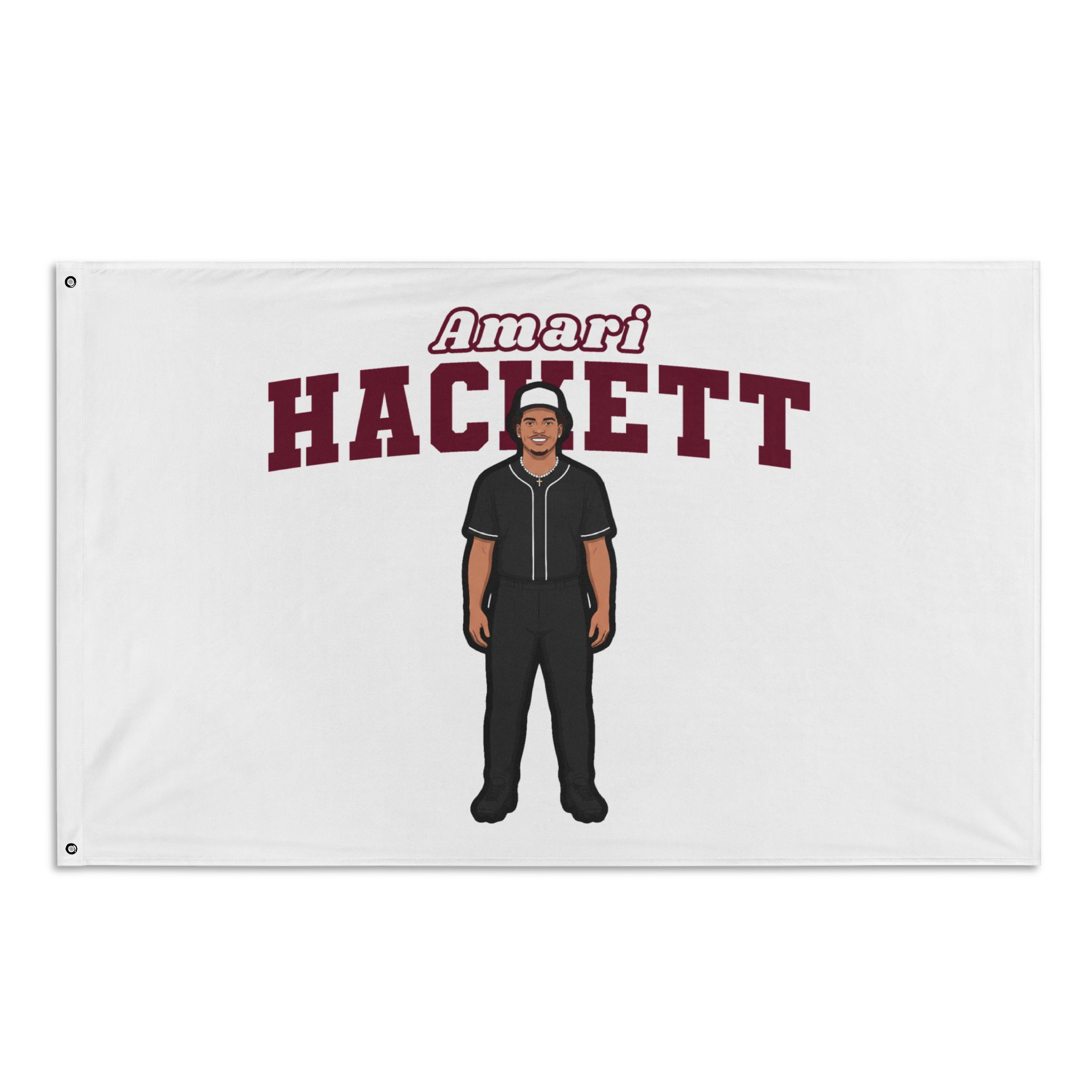 Flag (35 × 56 in) — character_name_arch in Classic