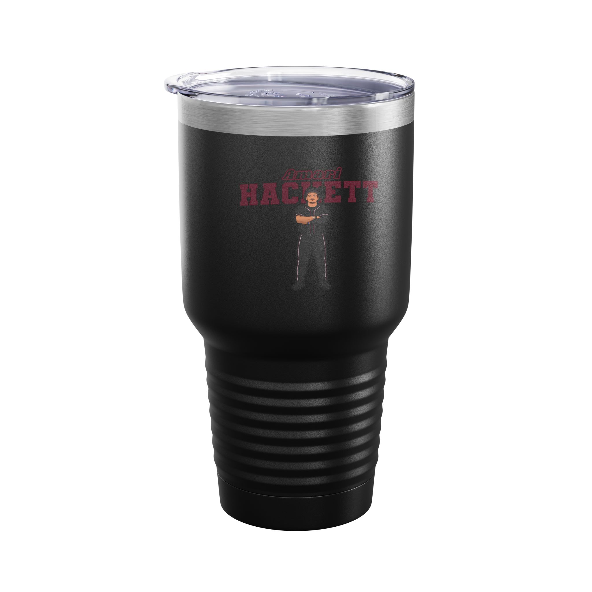 30oz Tumbler — character_name_arch in Black