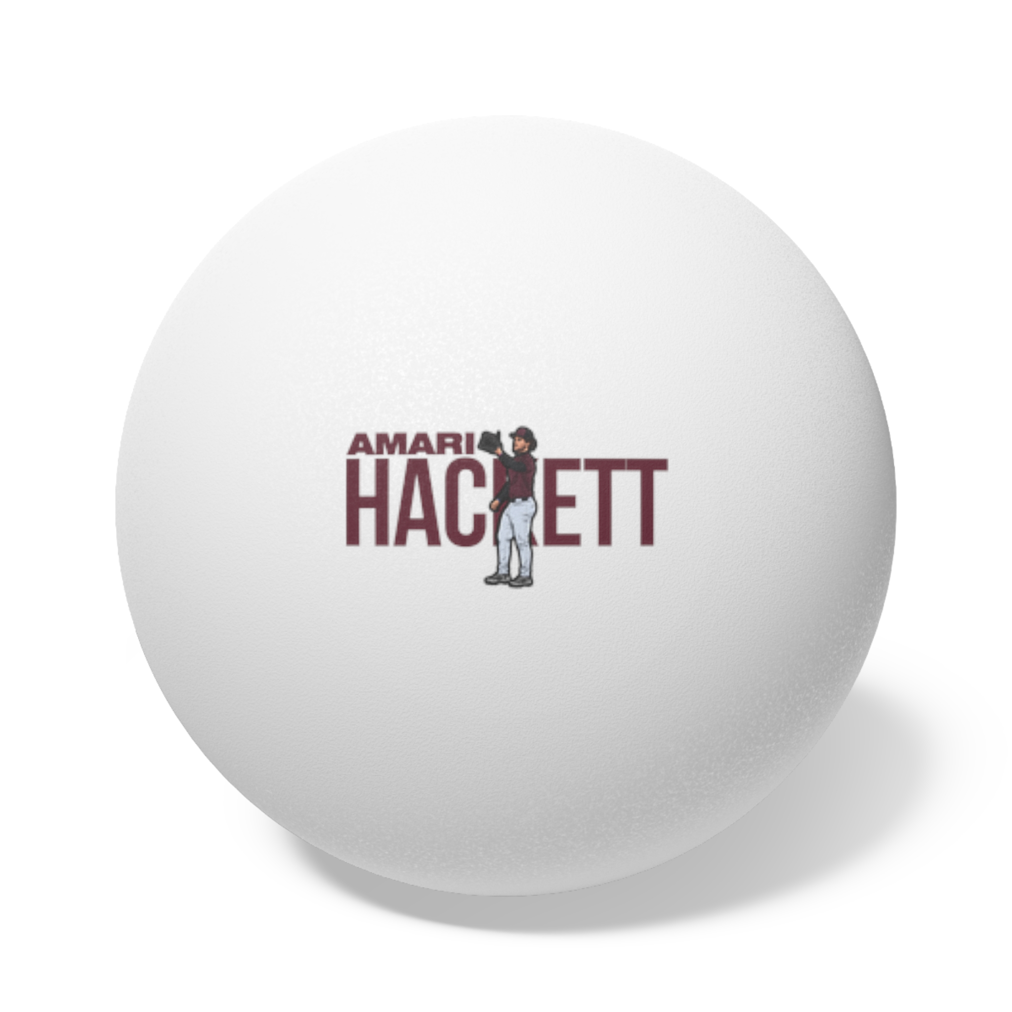 Ping Pong Balls, 6 pcs — character_player_name in White