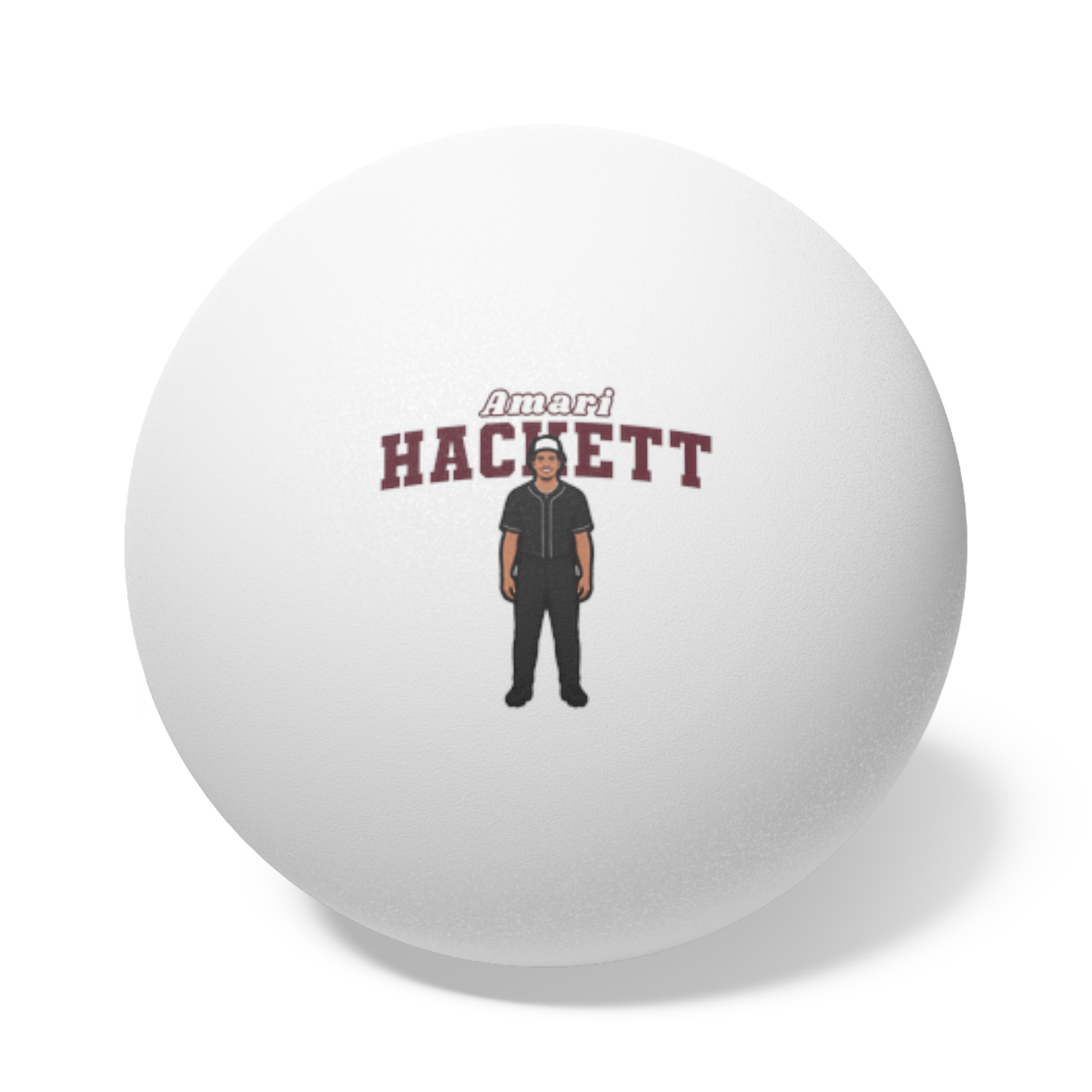 Ping Pong Balls, 6 pcs — character_name_arch in White