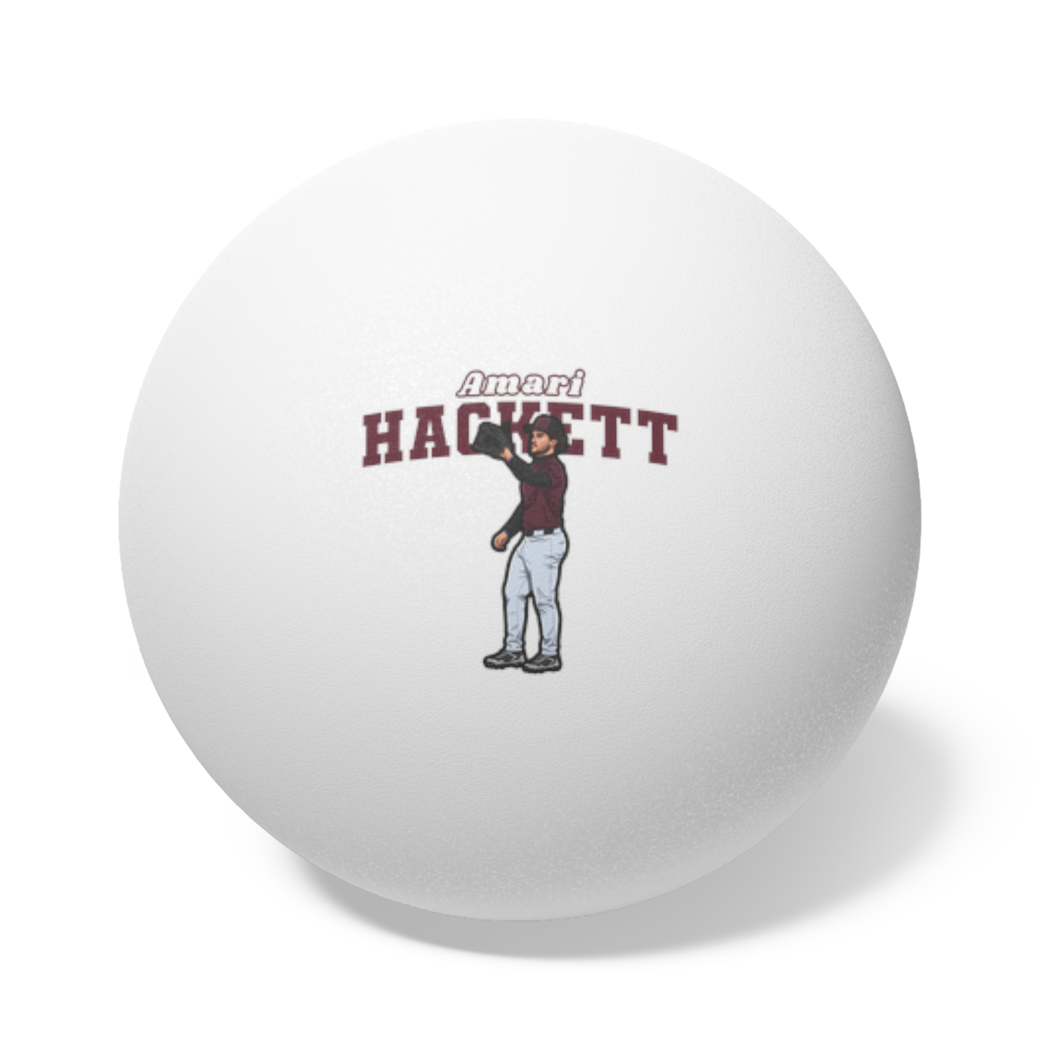 Ping Pong Balls, 6 pcs — character_name_arch in White