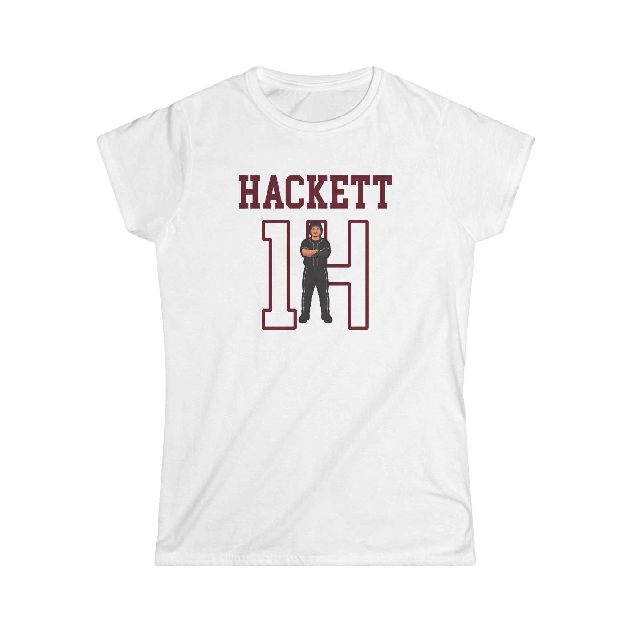 Women's Softstyle Tee — character_shirsey in White