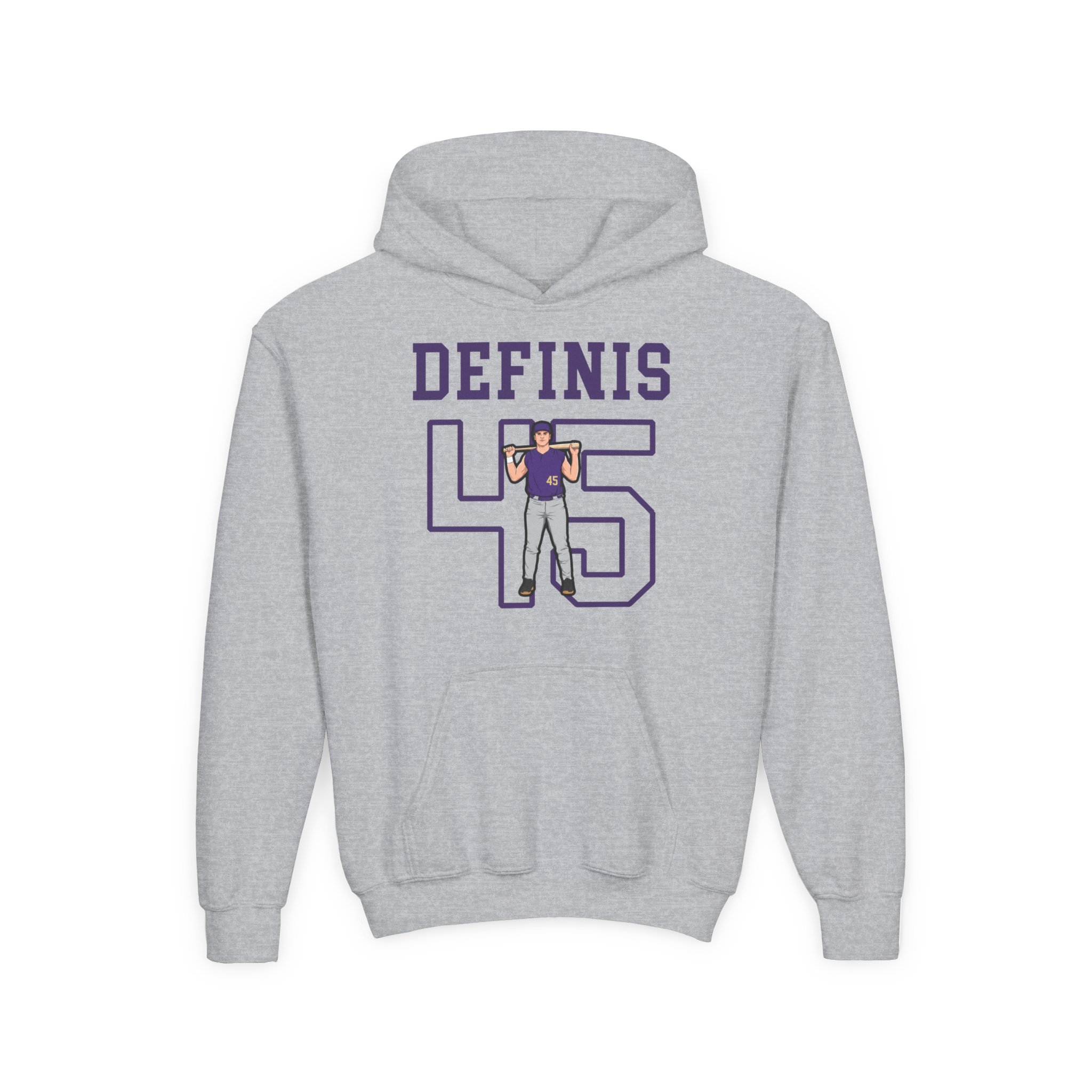 Youth Hoodie — character_shirsey in Grey