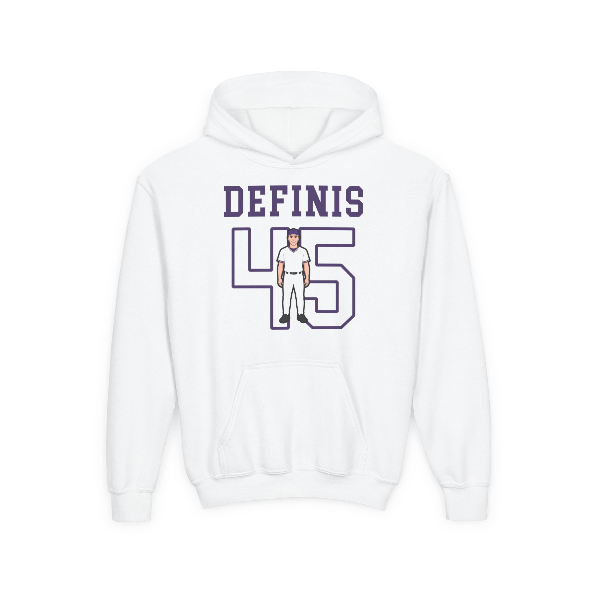 Youth Hoodie — character_shirsey in White