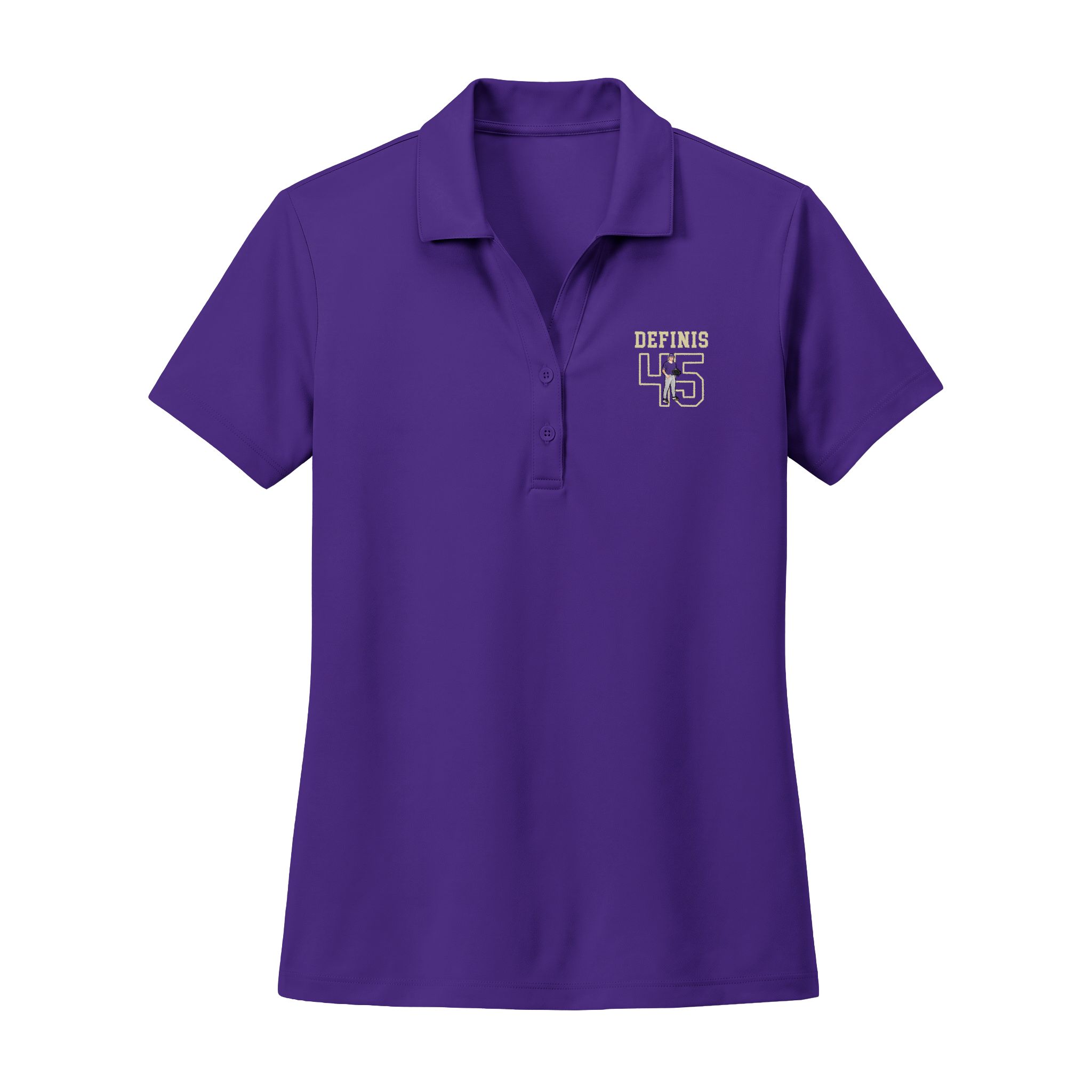 Women's Polo — character_shirsey in Purple