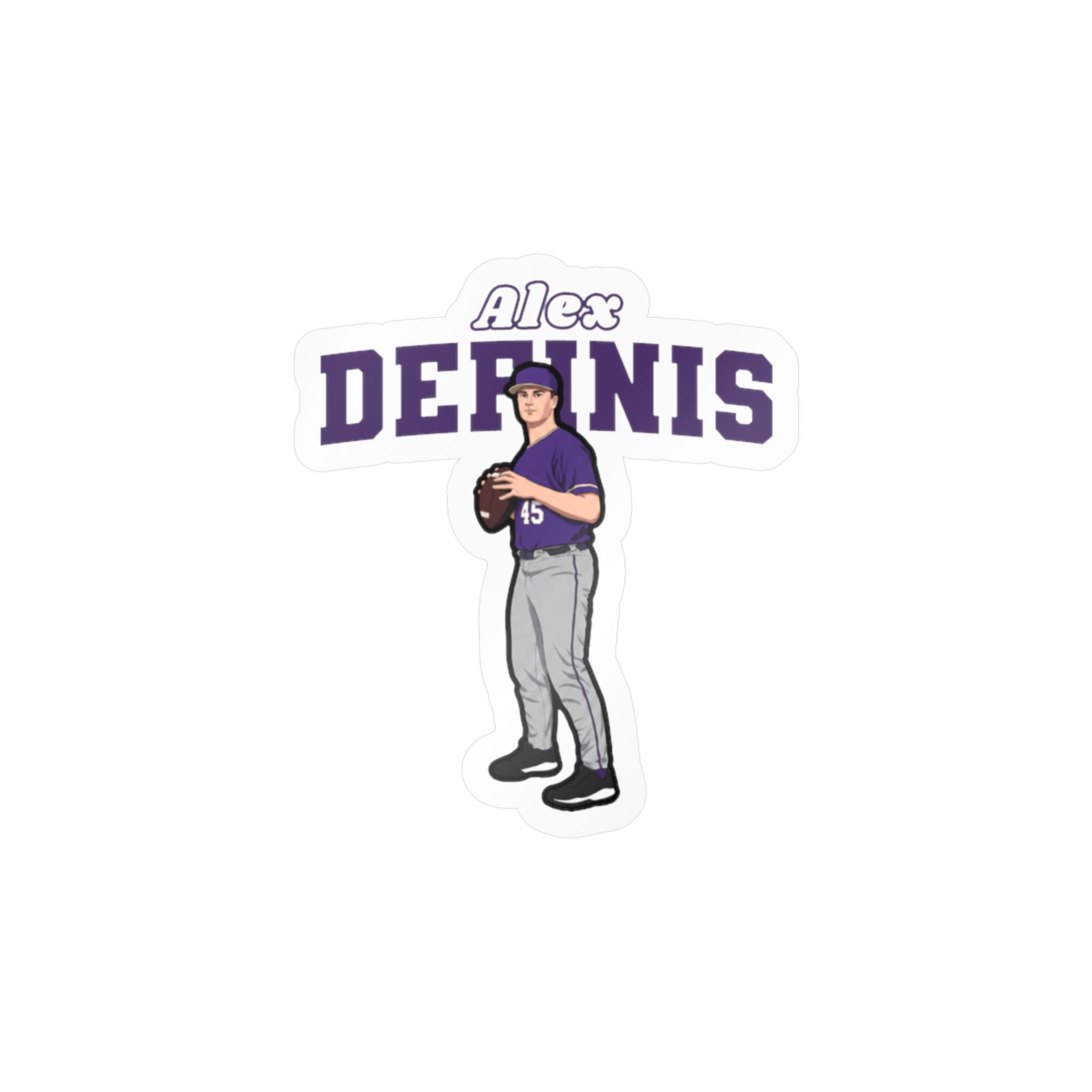 Vinyl Sticker — character_name_arch in Classic