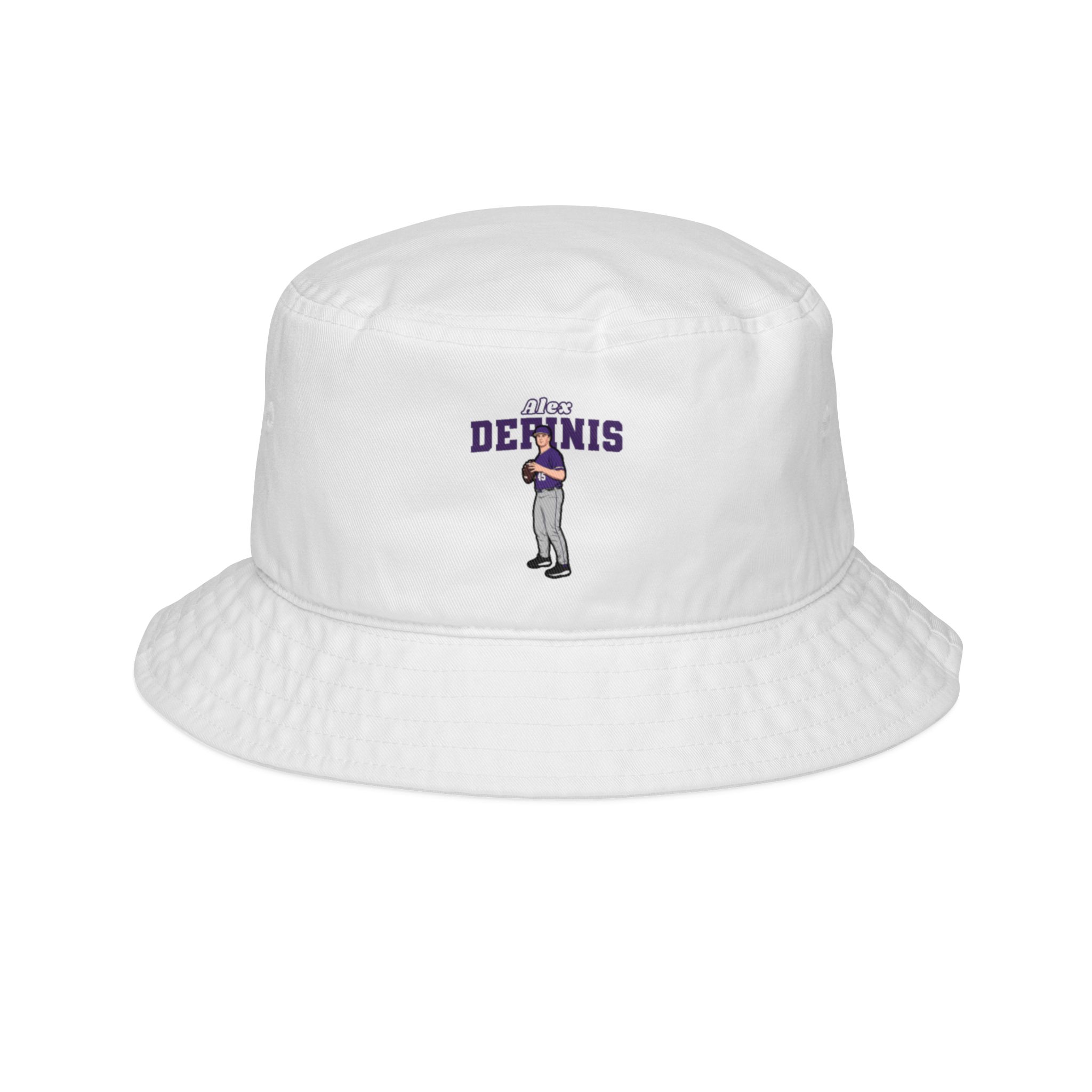 Bucket Hat — character_name_arch in White