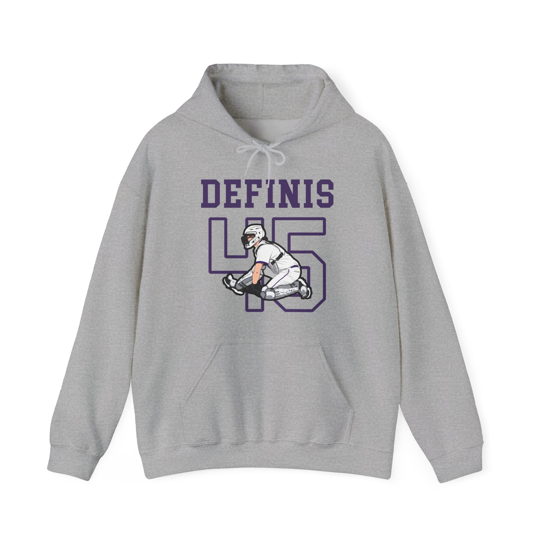 Hoodie — character_shirsey in Grey