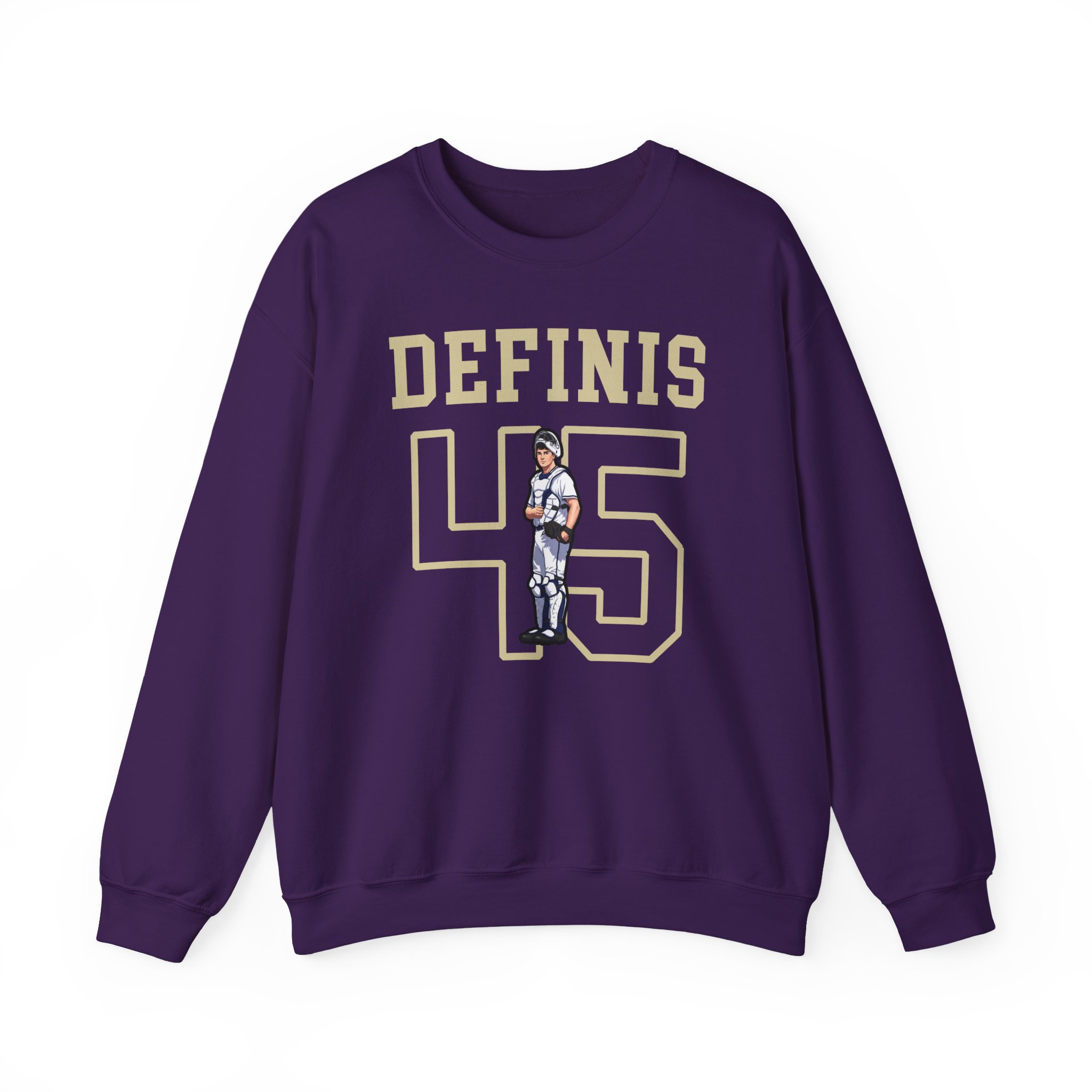 Crewneck Sweatshirt — character_shirsey in Purple
