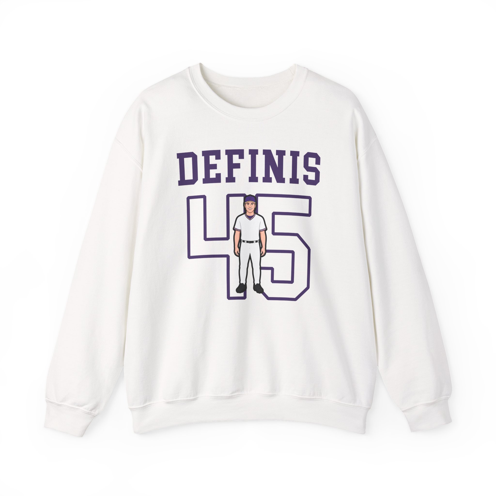 Crewneck Sweatshirt — character_shirsey in White