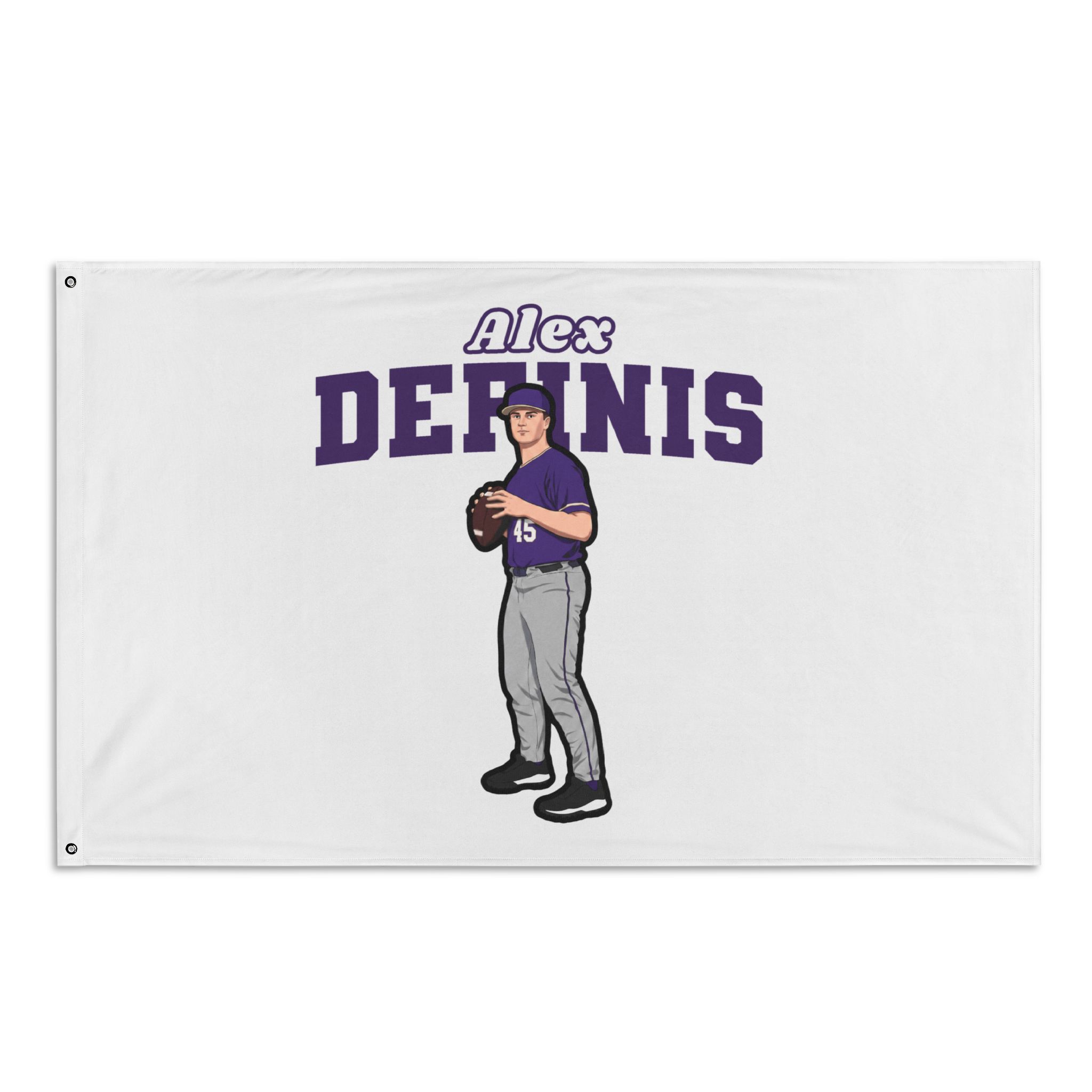 Flag (35 × 56 in) — character_name_arch in Classic