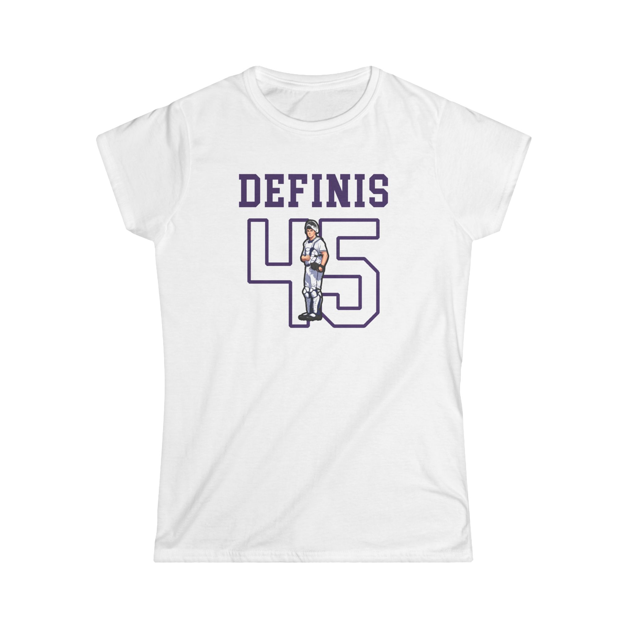 Women's Softstyle Tee — character_shirsey in White
