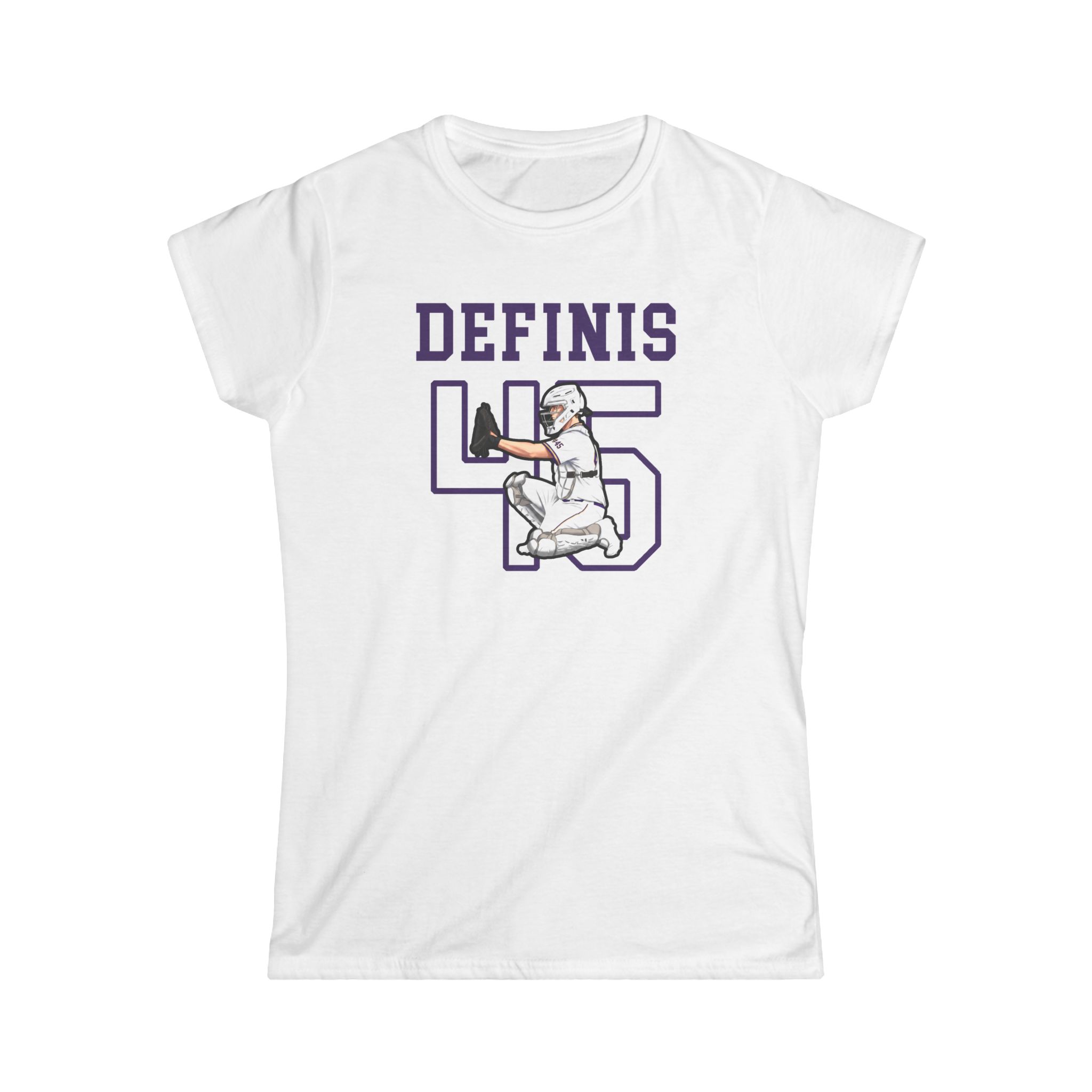 Women's Softstyle Tee — character_shirsey in White