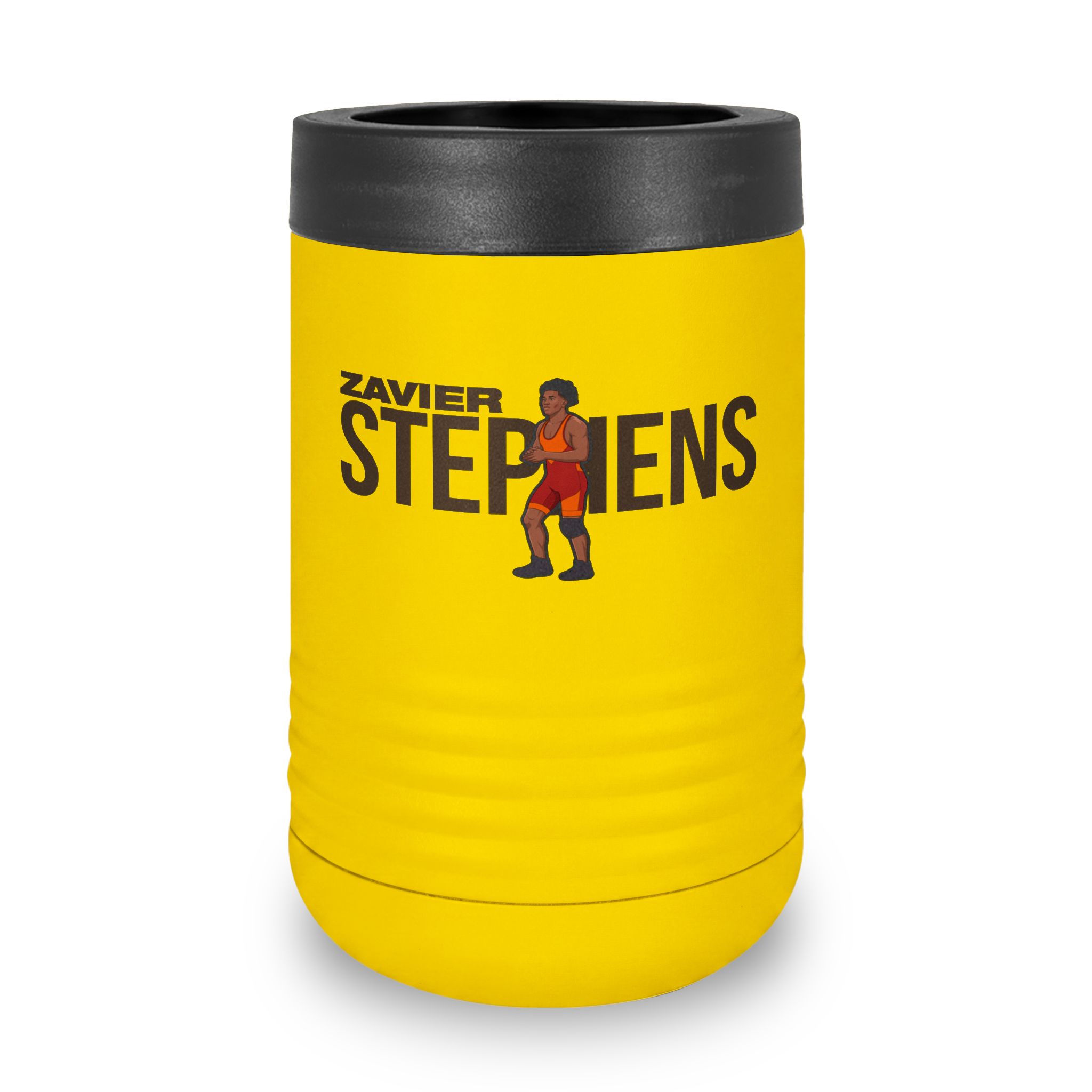 Stainless Can Cooler — character_player_name in Yellow