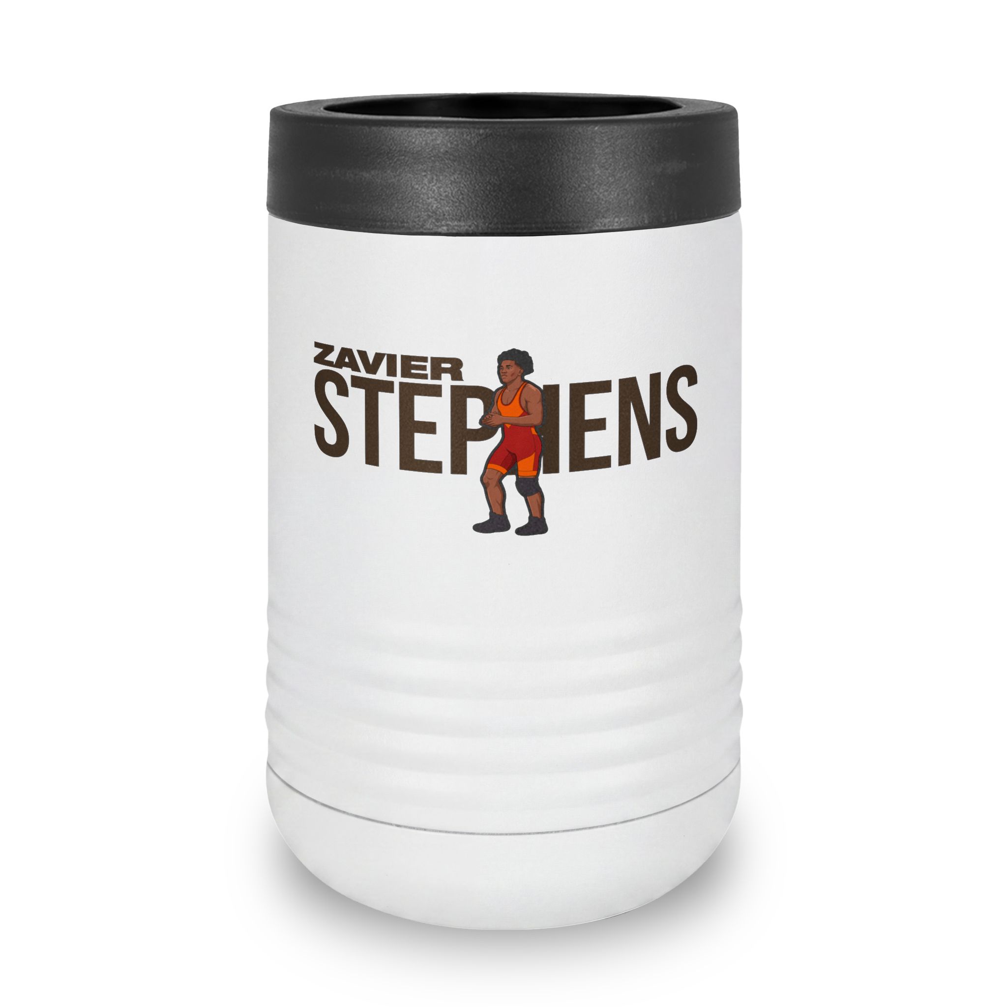 Stainless Can Cooler — character_player_name in White