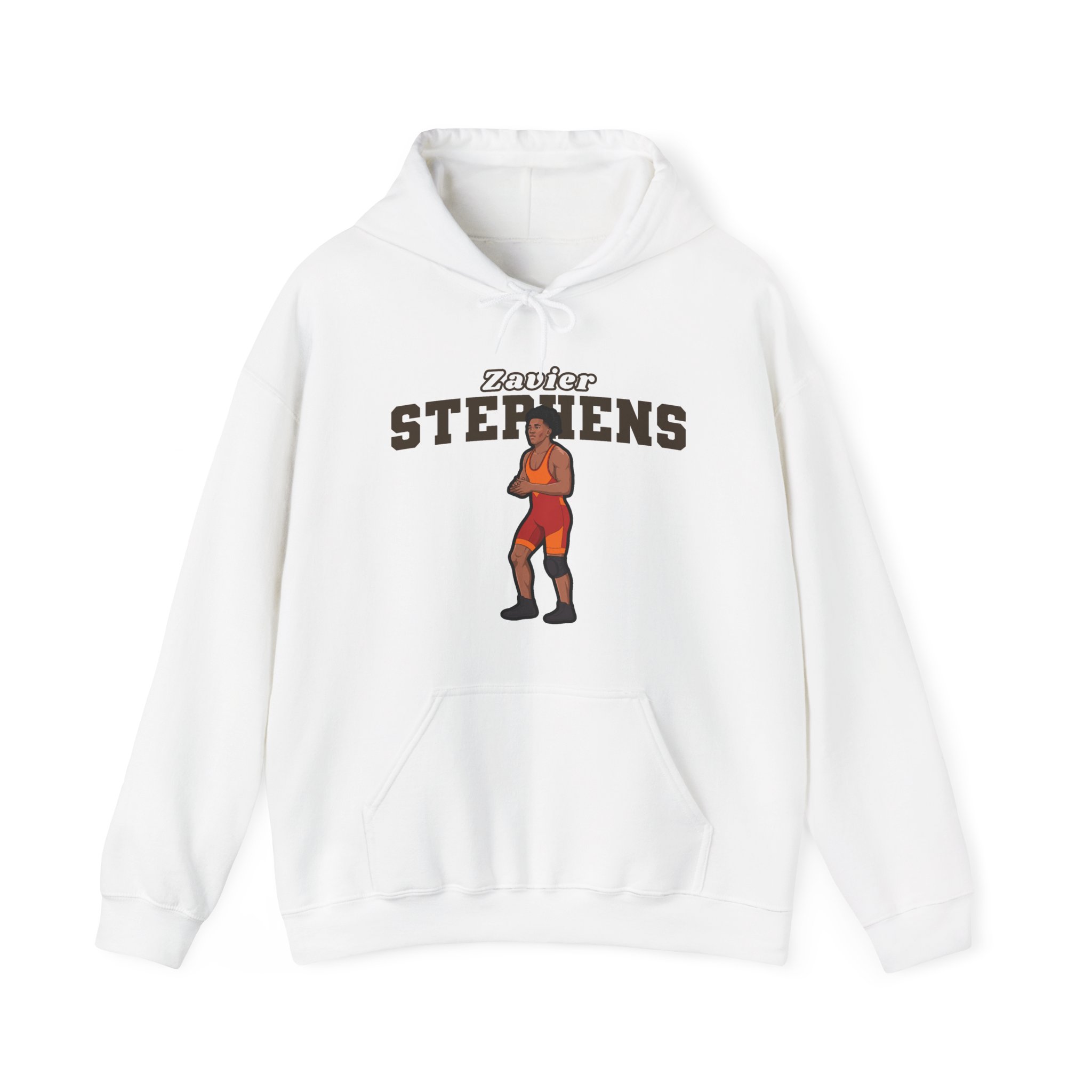 Hoodie — character_name_arch in White