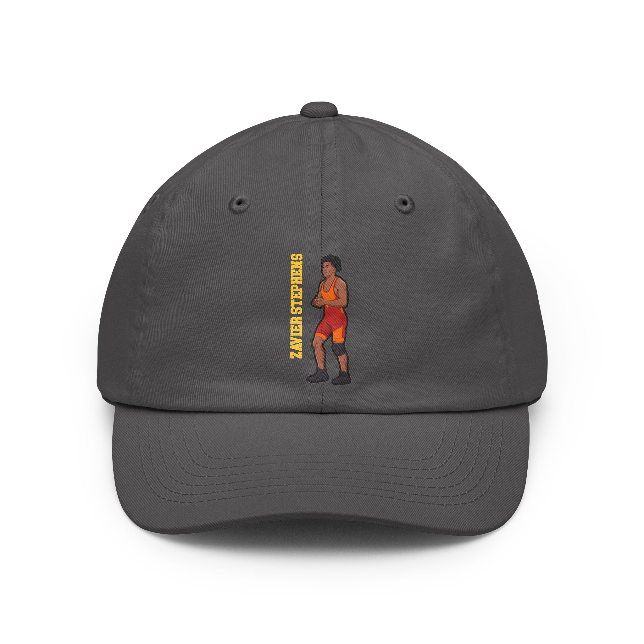 Classic Cap — character_name_vertical in Grey