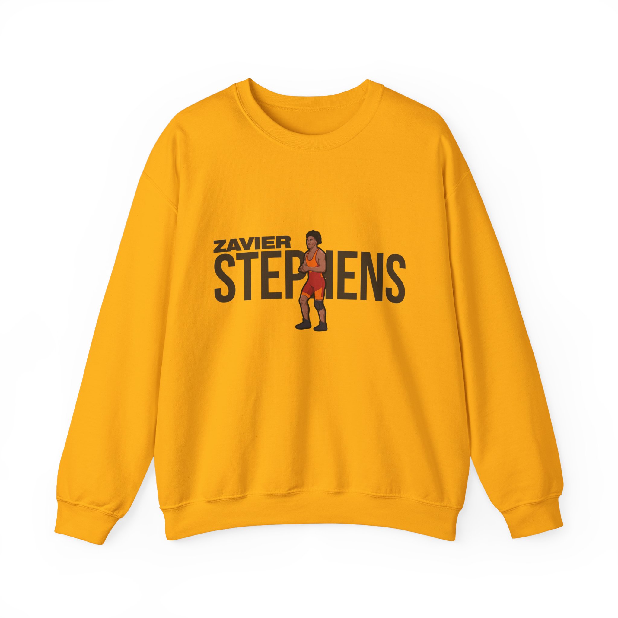 Crewneck Sweatshirt — character_player_name in Gold