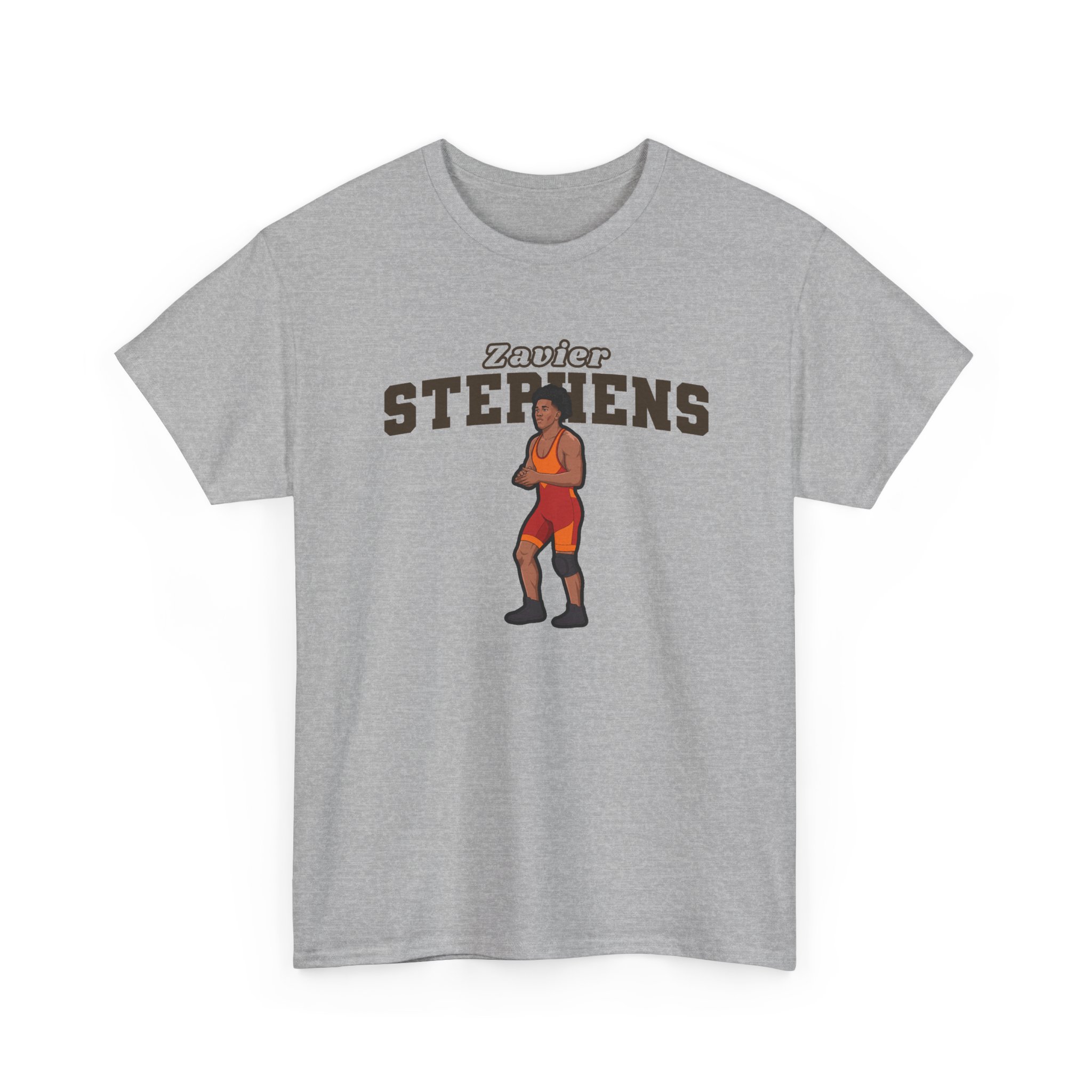 Tee — character_name_arch in Grey