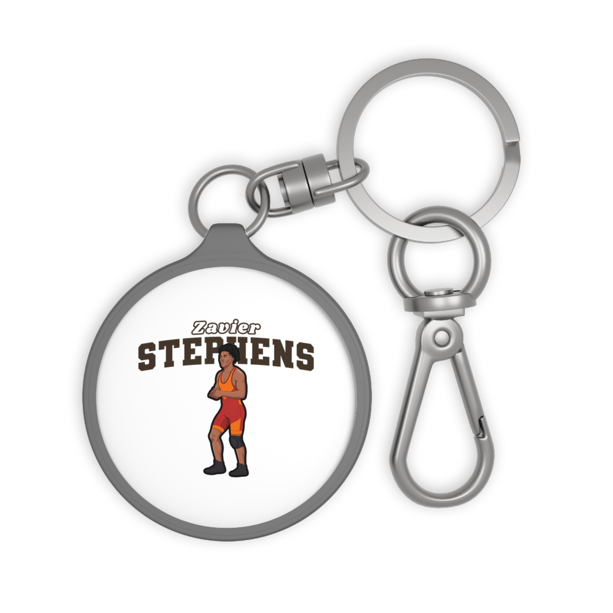Keychain — character_name_arch in Grey