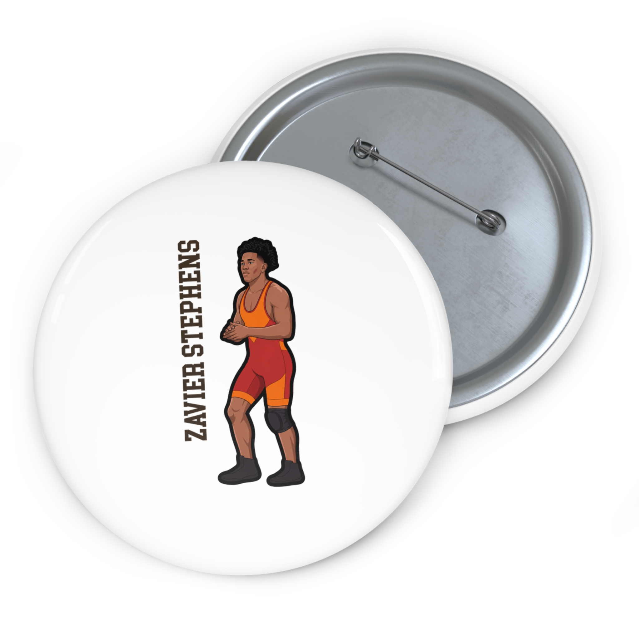 Game Day Pin — character_name_vertical in Classic