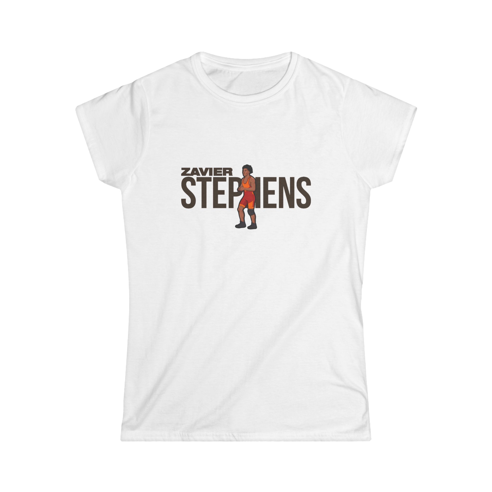 Women's Softstyle Tee — character_player_name in White