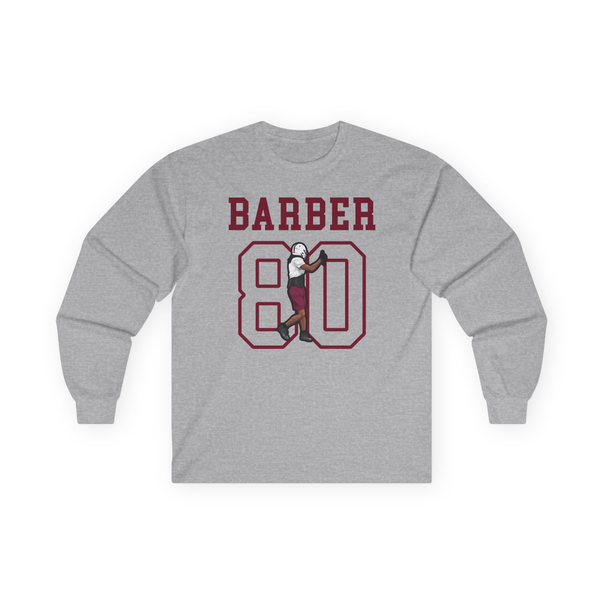 Long Sleeve Tee — character_shirsey in Grey