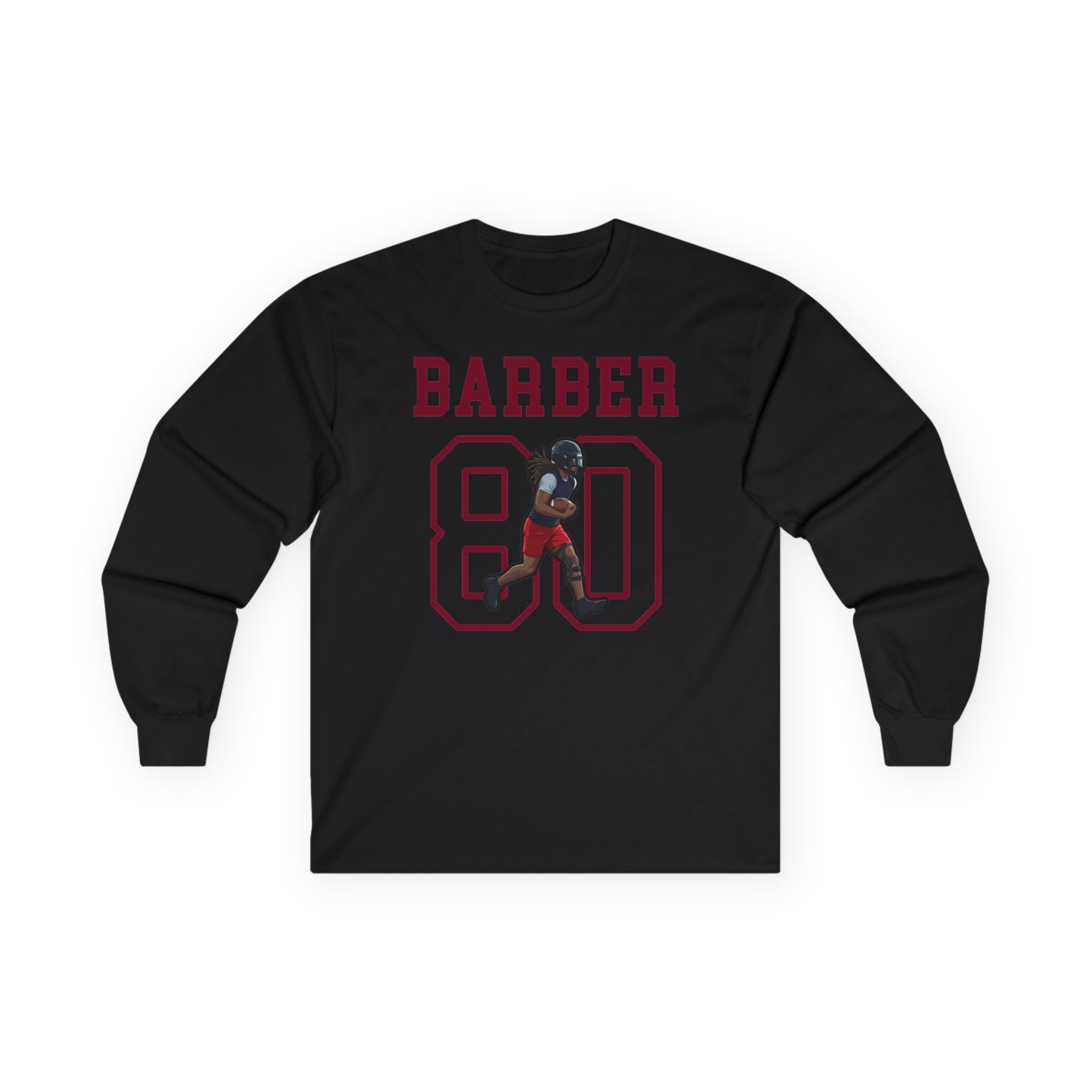 Long Sleeve Tee — character_shirsey in Black