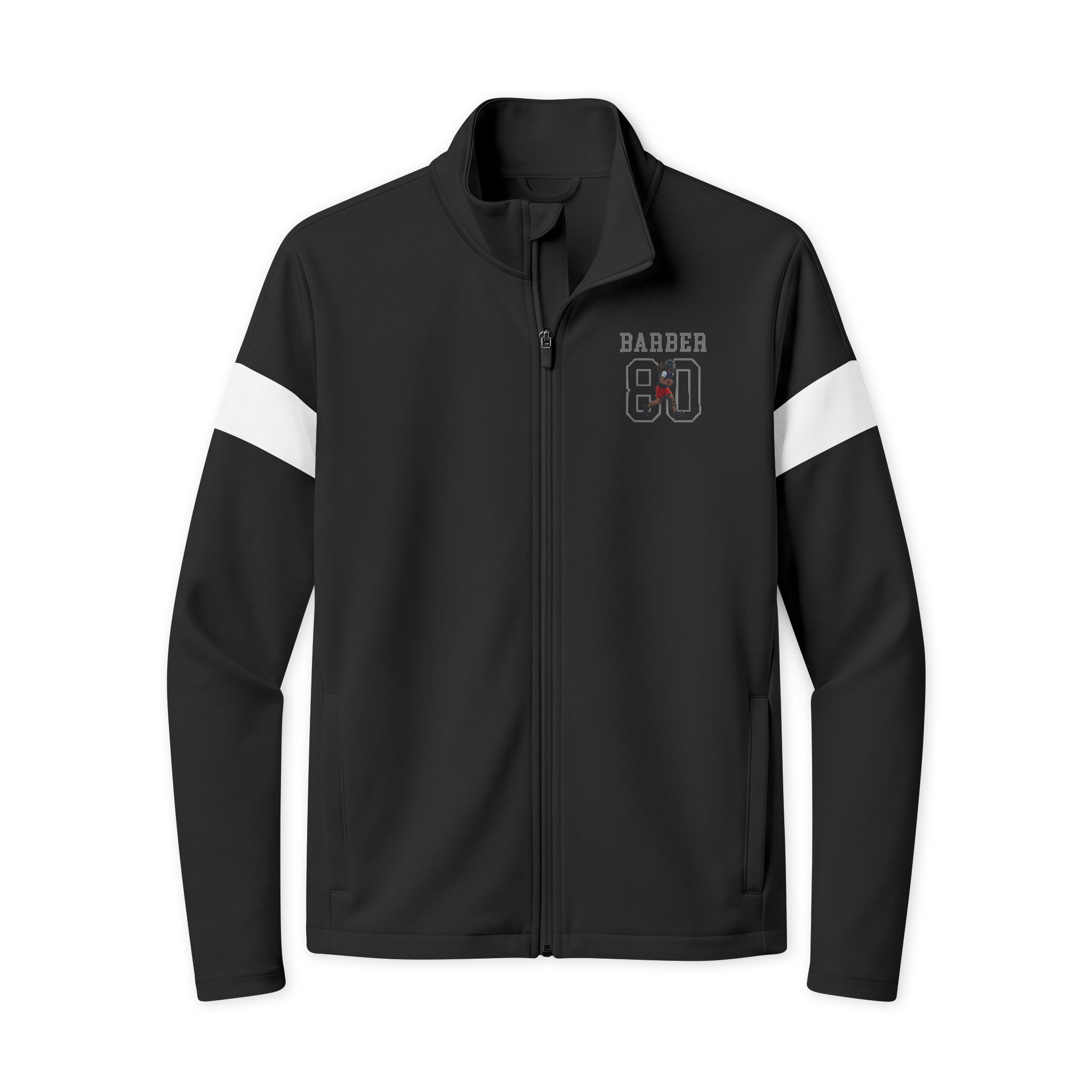 Travel Full-Zip Jacket — character_shirsey in Black/ White