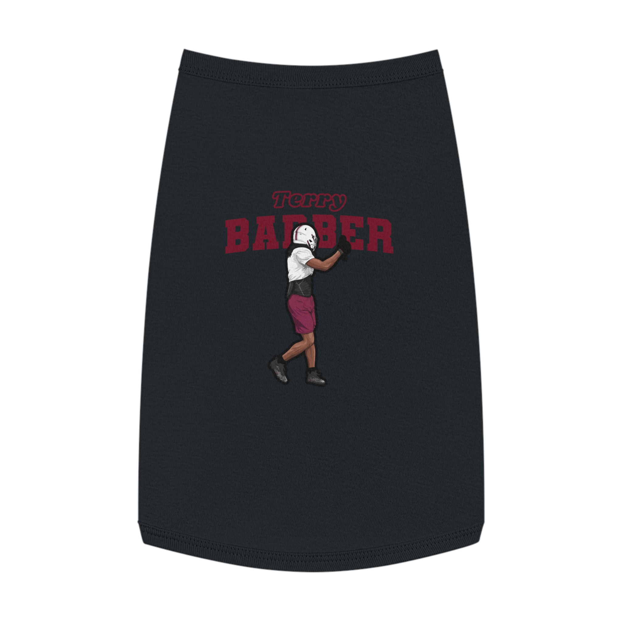 Pet Tank Top — character_name_arch in White