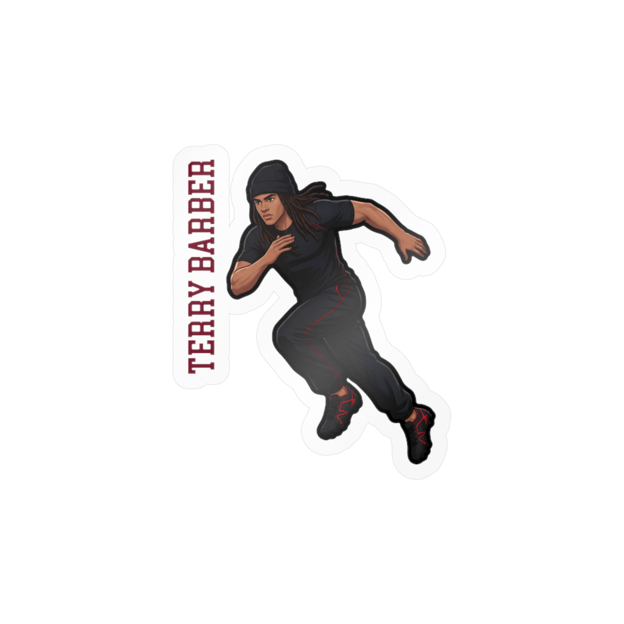 Vinyl Sticker — character_name_vertical in Classic