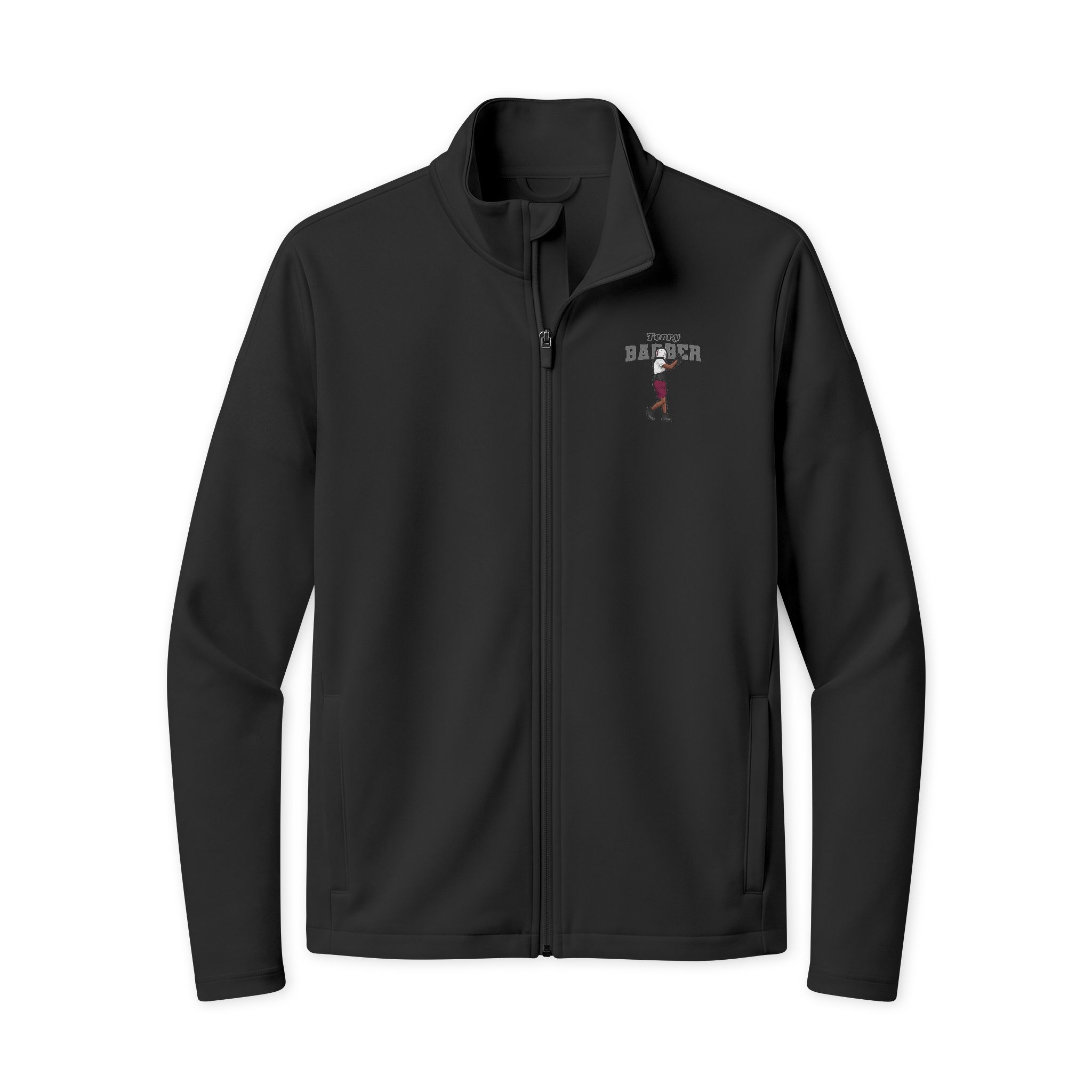Travel Full-Zip Jacket — character_name_arch in Black/ Black