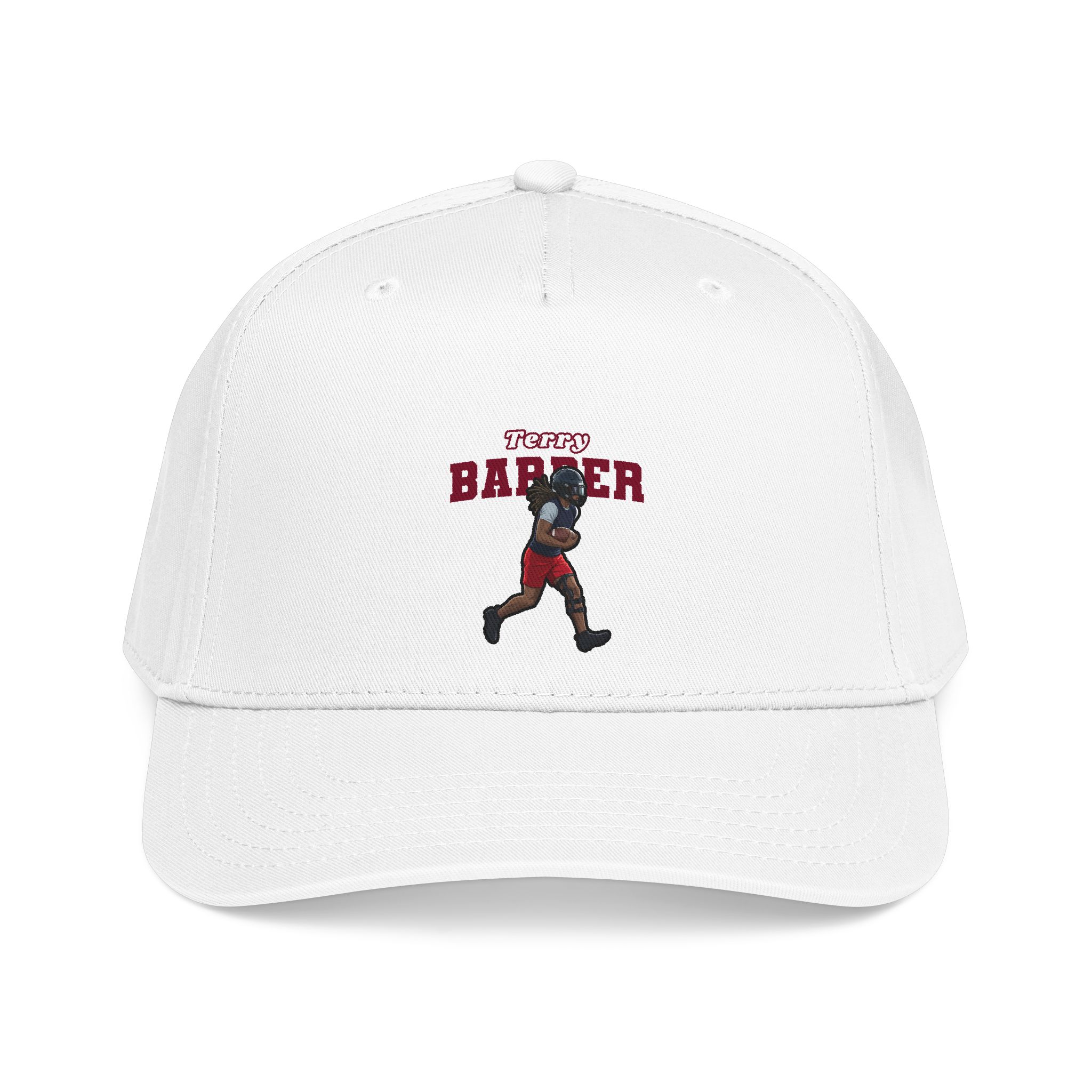 Baseball Cap — character_name_arch in White