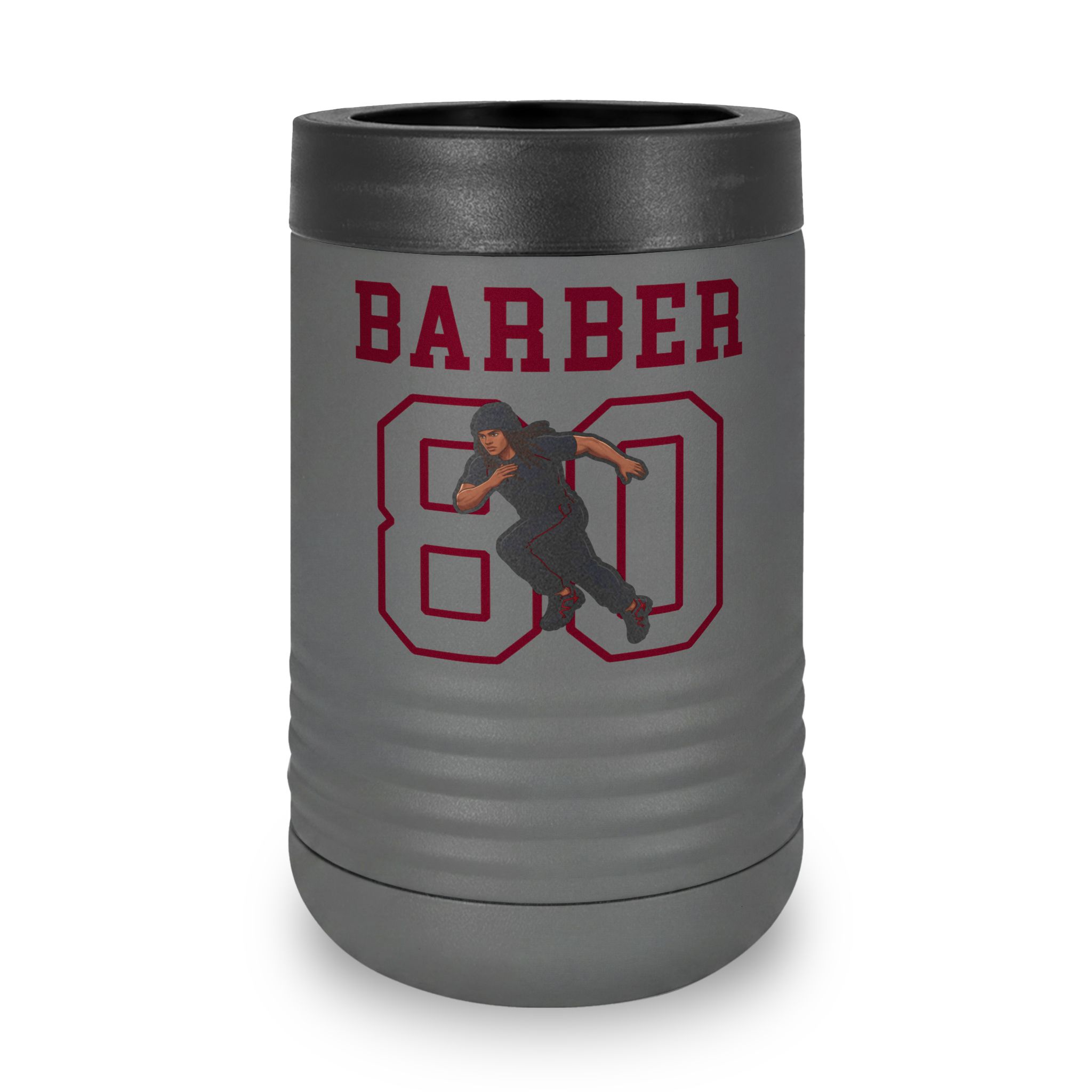 Stainless Can Cooler — character_shirsey in Grey