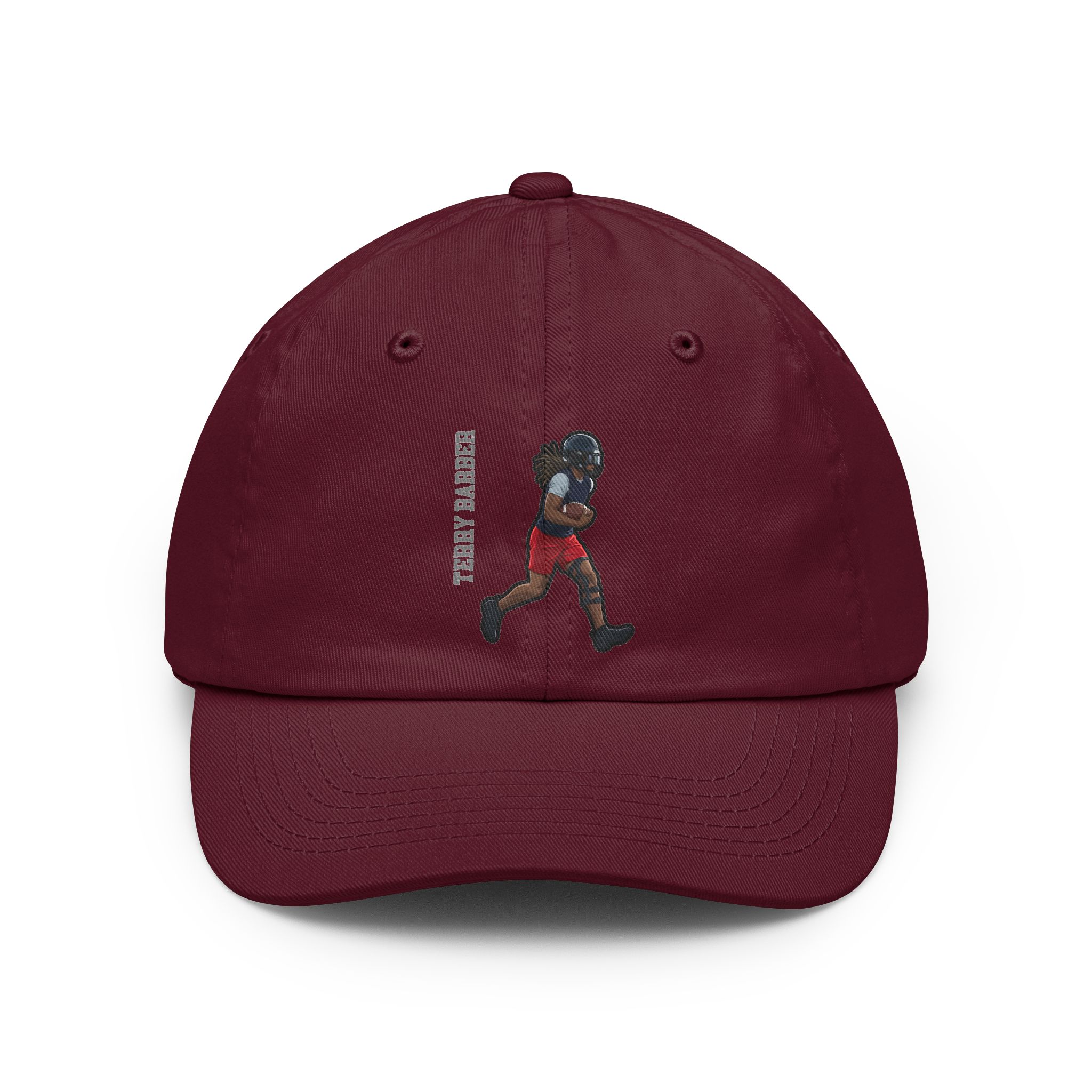 Classic Cap — character_name_vertical in Maroon