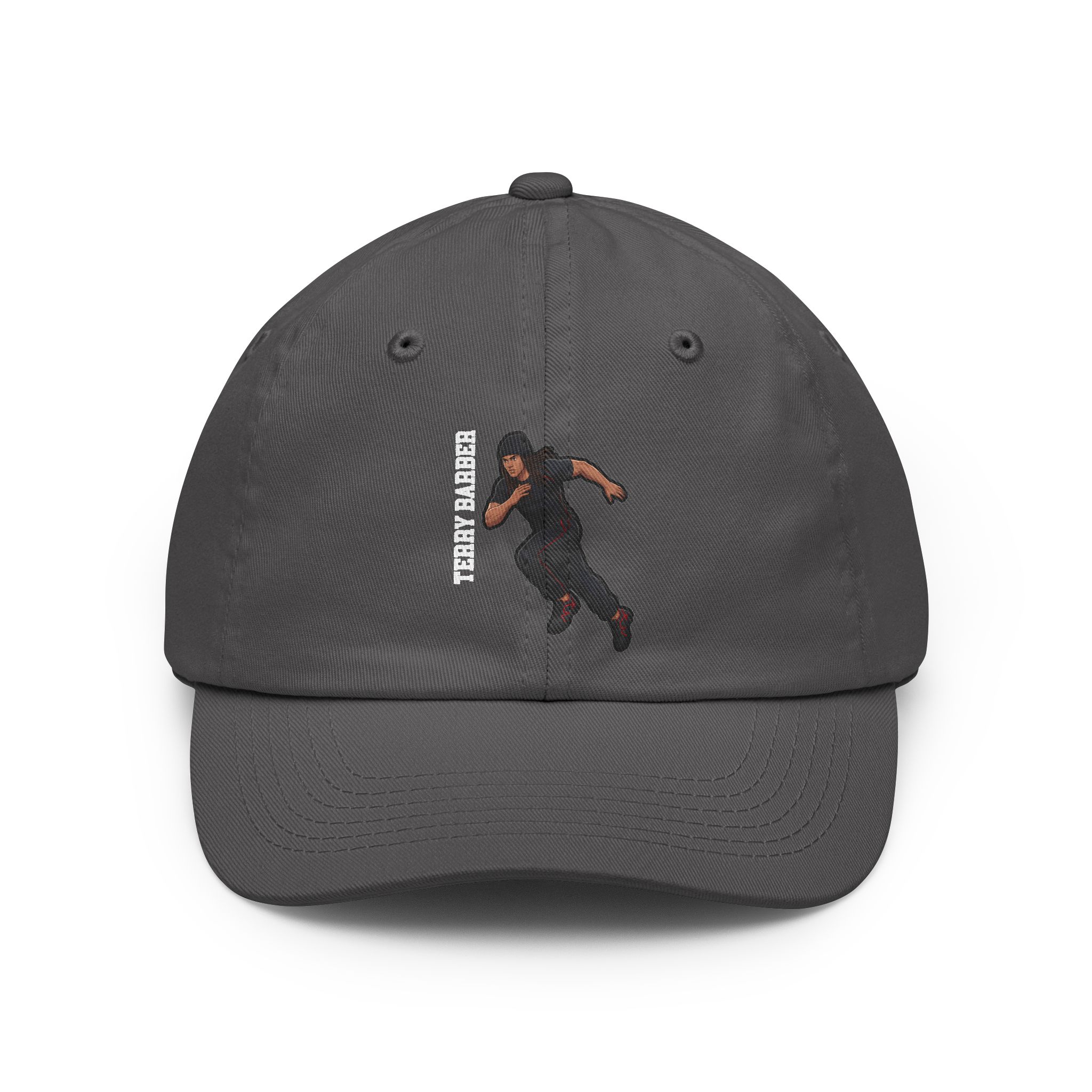 Classic Cap — character_name_vertical in Grey