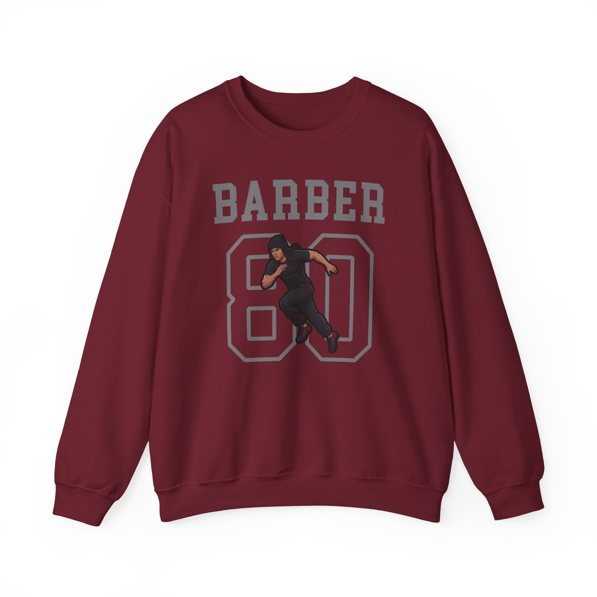 Crewneck Sweatshirt — character_shirsey in Garnet