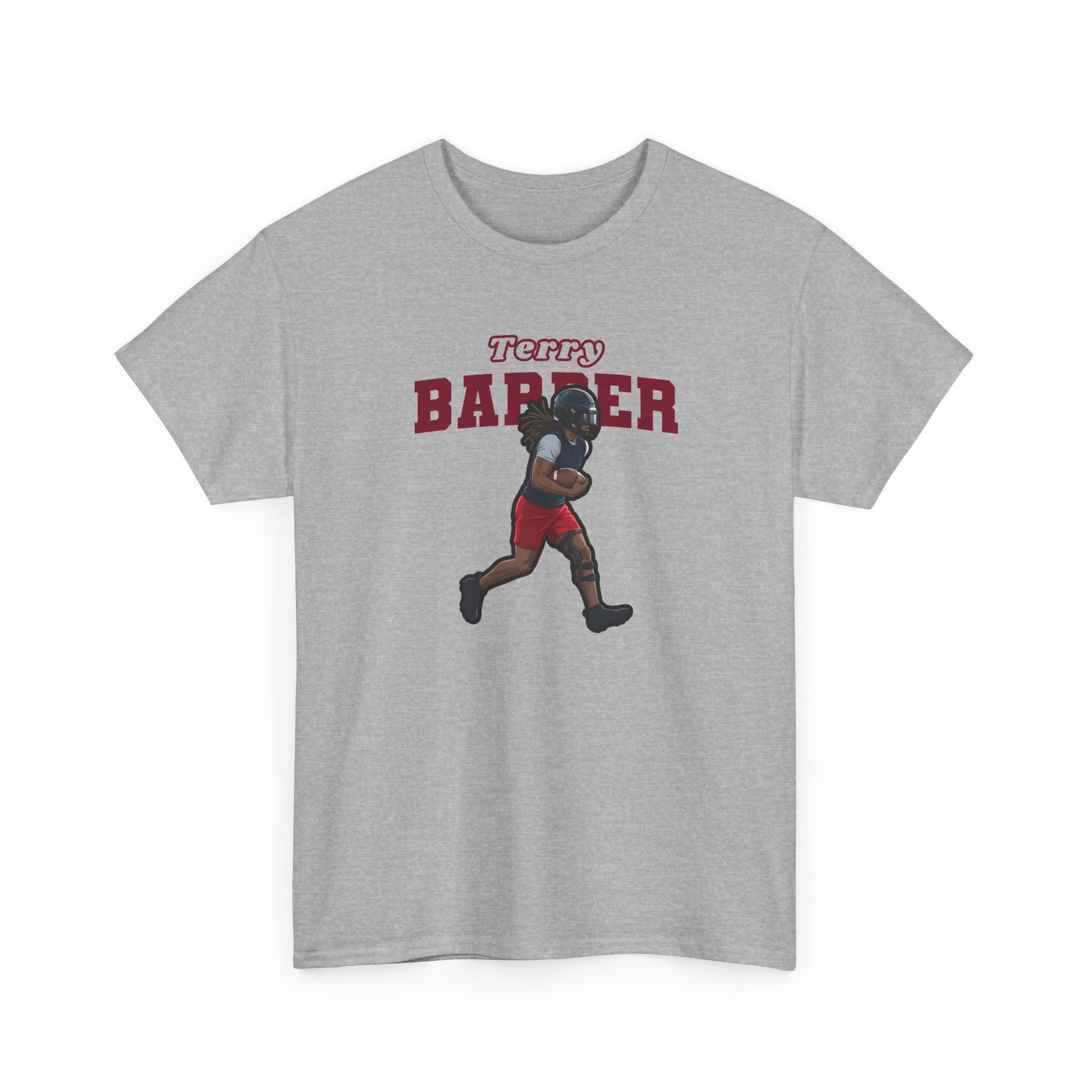 Tee — character_name_arch in Grey