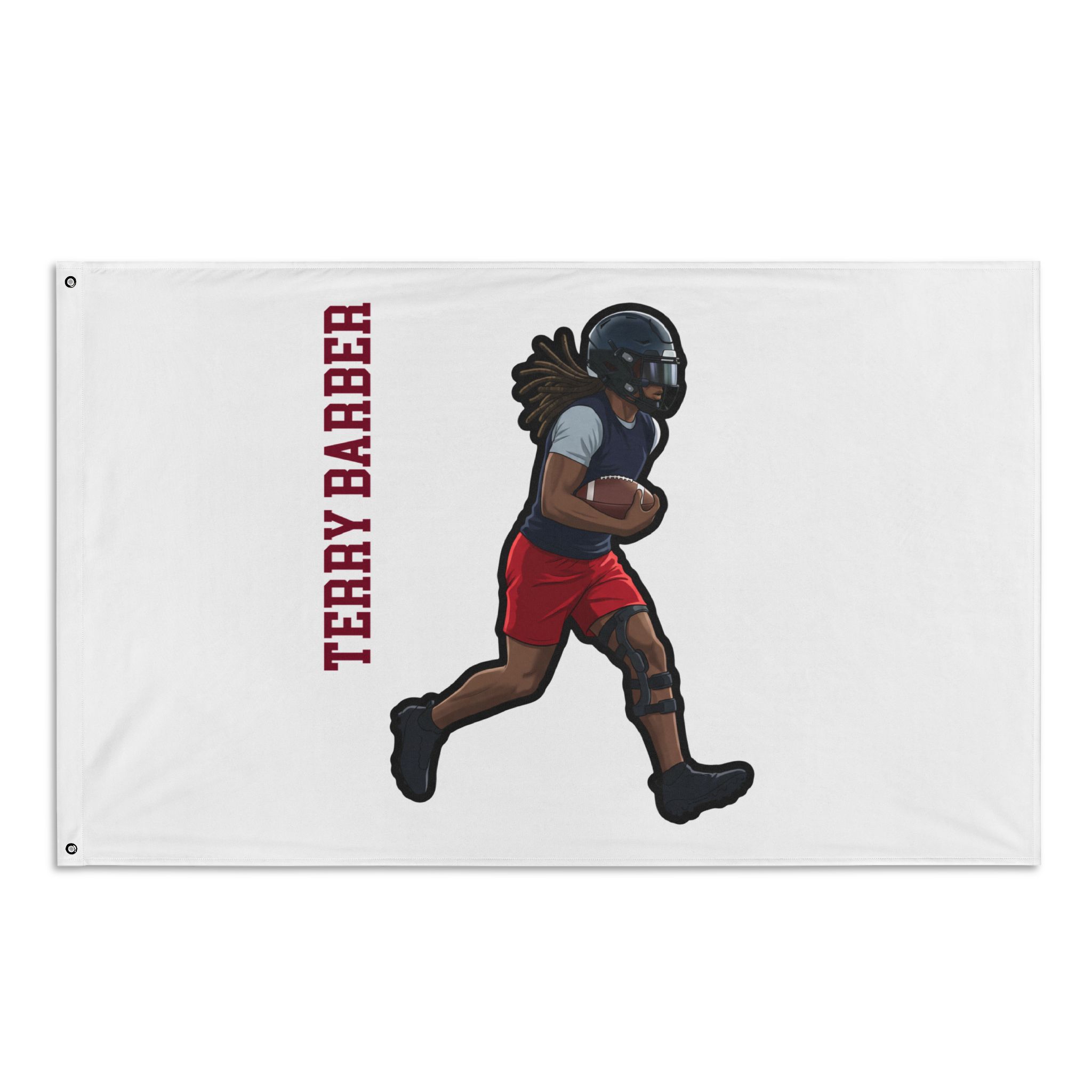 Flag (35 × 56 in) — character_name_vertical in Classic