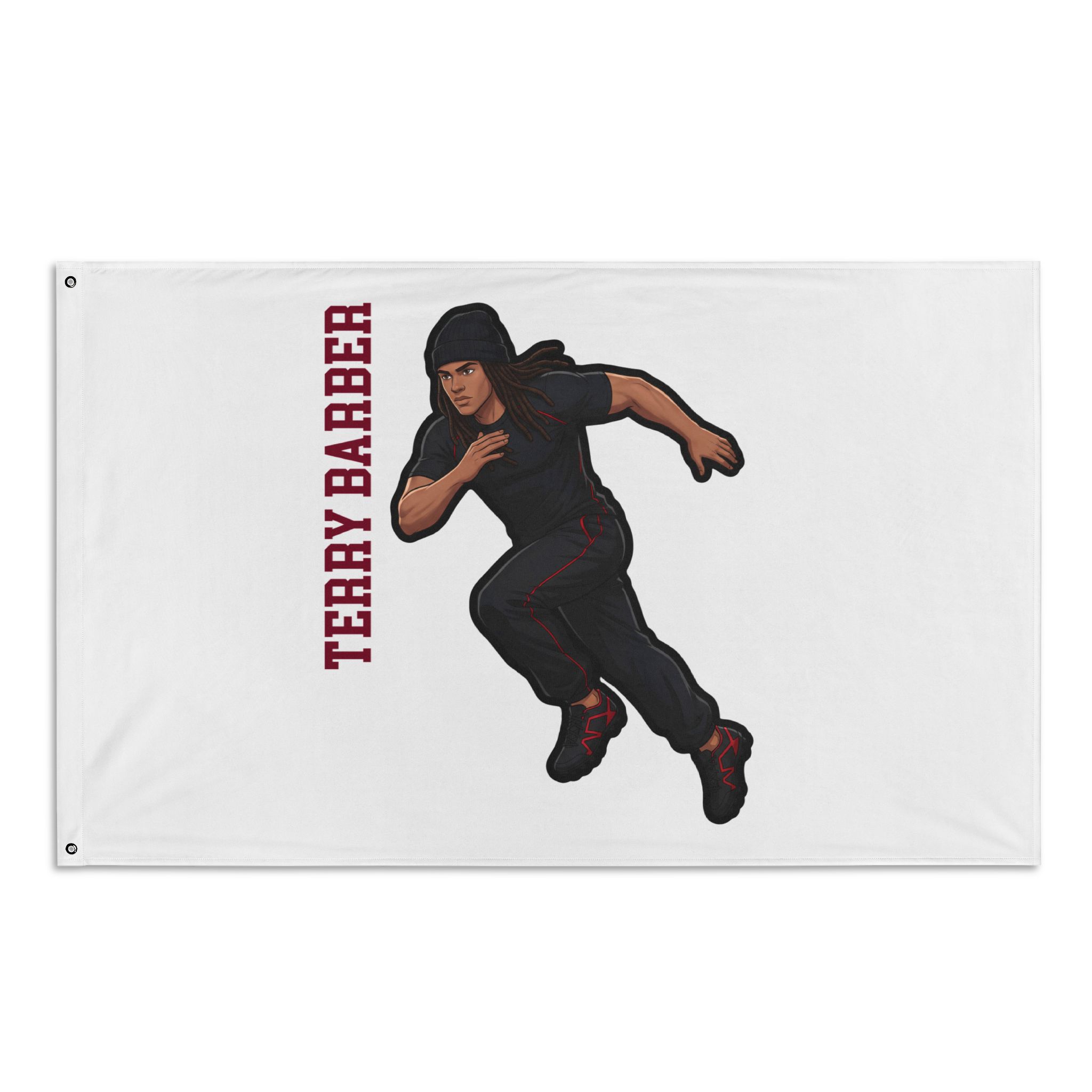 Flag (35 × 56 in) — character_name_vertical in Classic