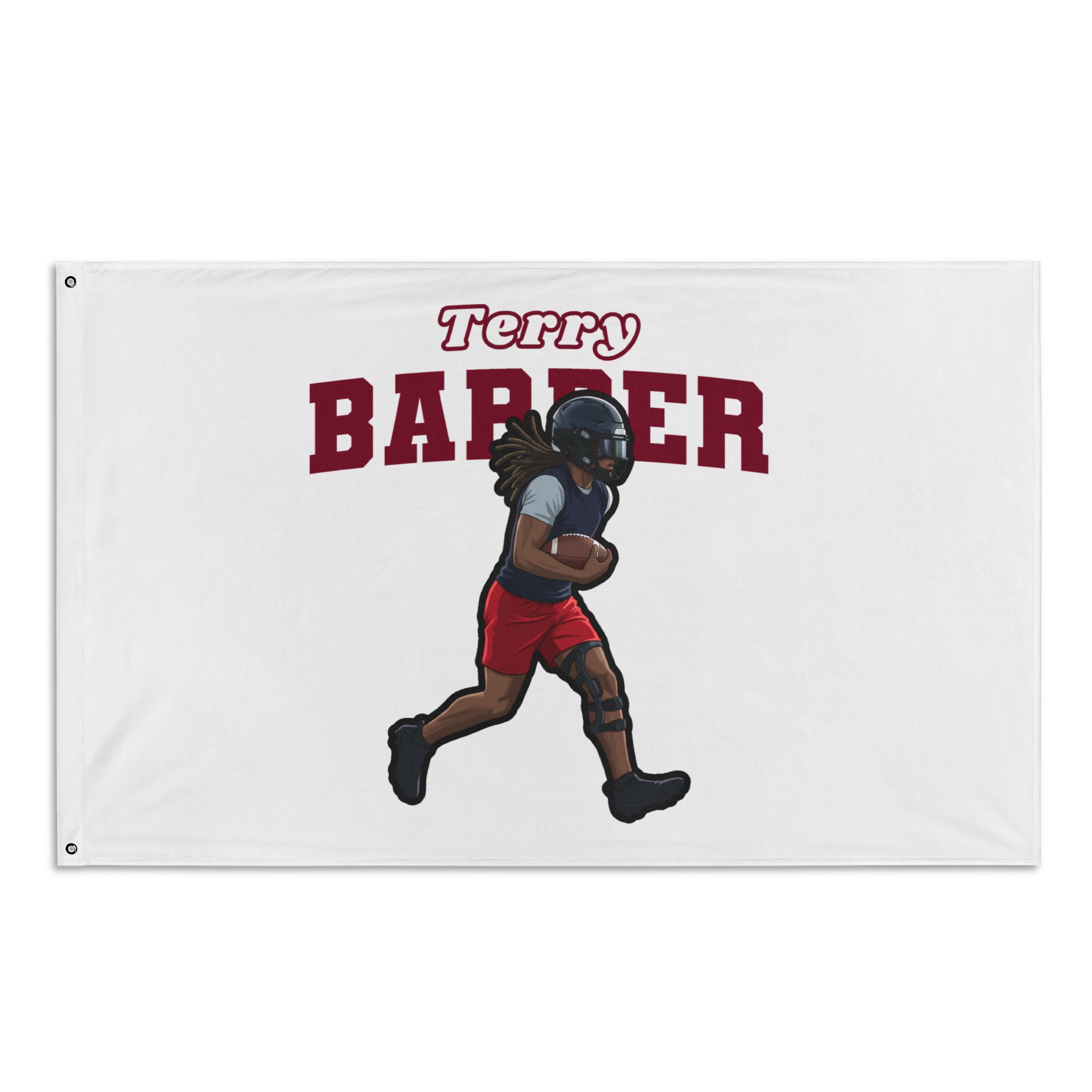 Flag (35 × 56 in) — character_name_arch in Classic